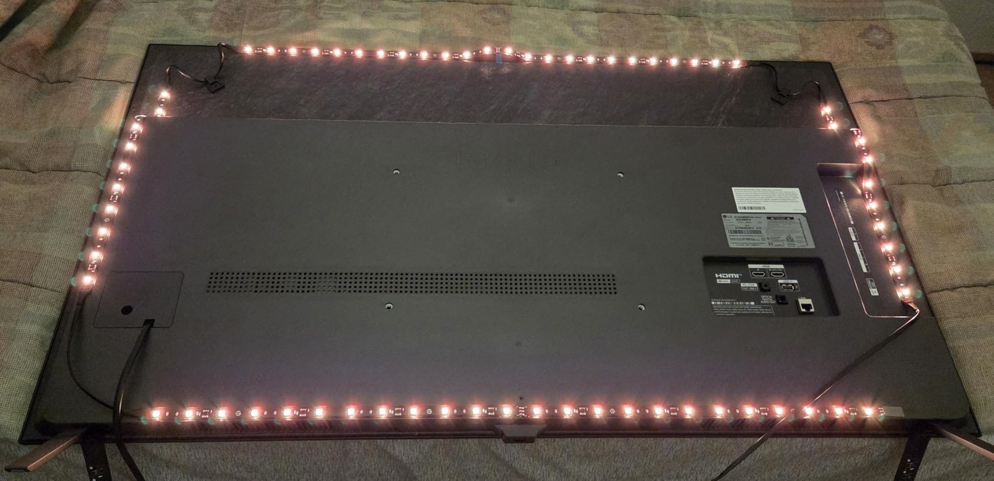 Govee TV Backlight 3 Lite, 11.8ft LED Strip Lights Sync with 55-65 Inch TVs customer photo 1