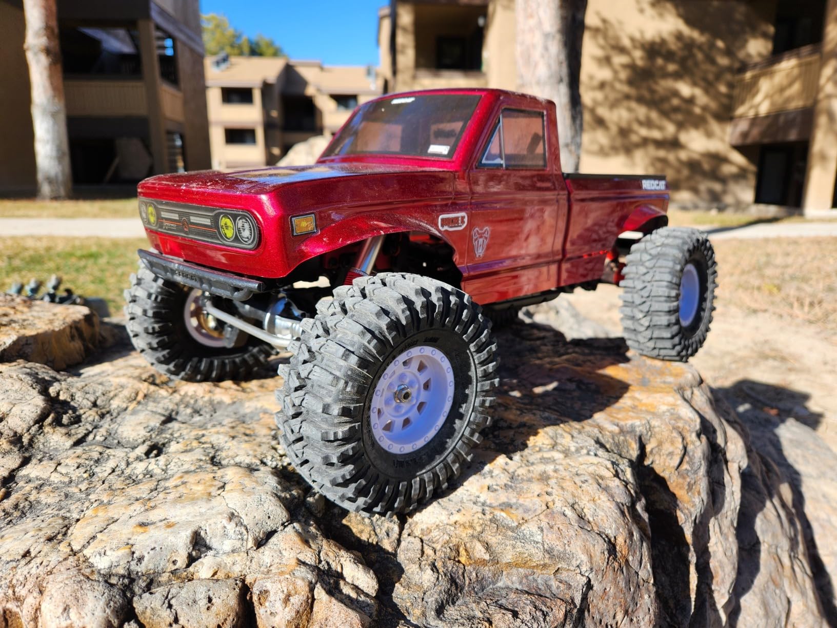 Redcat Ascent 1/10 Scale Rock Crawler – High-Torque 4WD RC Trail Truck with Portal Axles, Waterproof Electronics, LiPo Ready, RTR – Hobby-Grade Remote Control Rock Climber (Red) customer photo 2