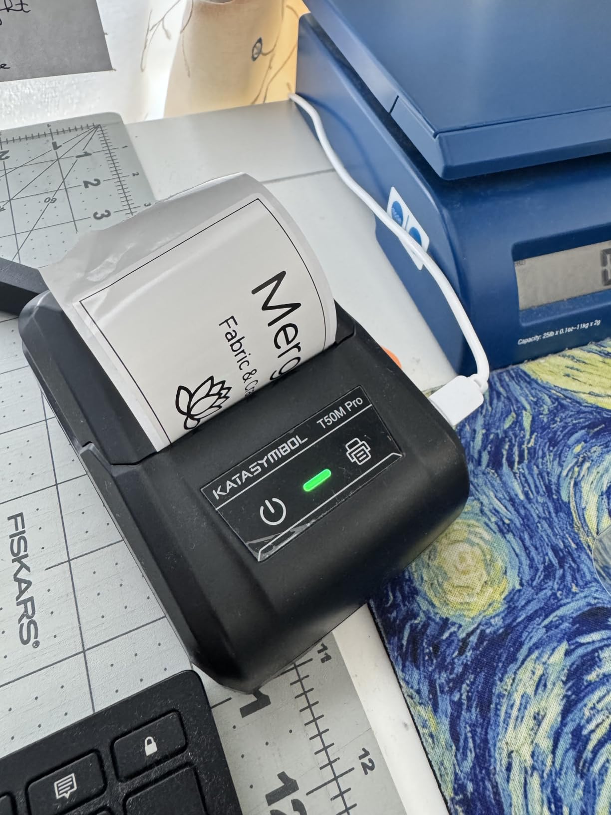 SUPVAN T50M Pro Bluetooth Label Maker Machine with Tape, Black | Wide Waterproof Label, High Image Quality, App with 30 Fonts and 660+ Icons, Inkless, for School, Home, Small Business customer photo 2
