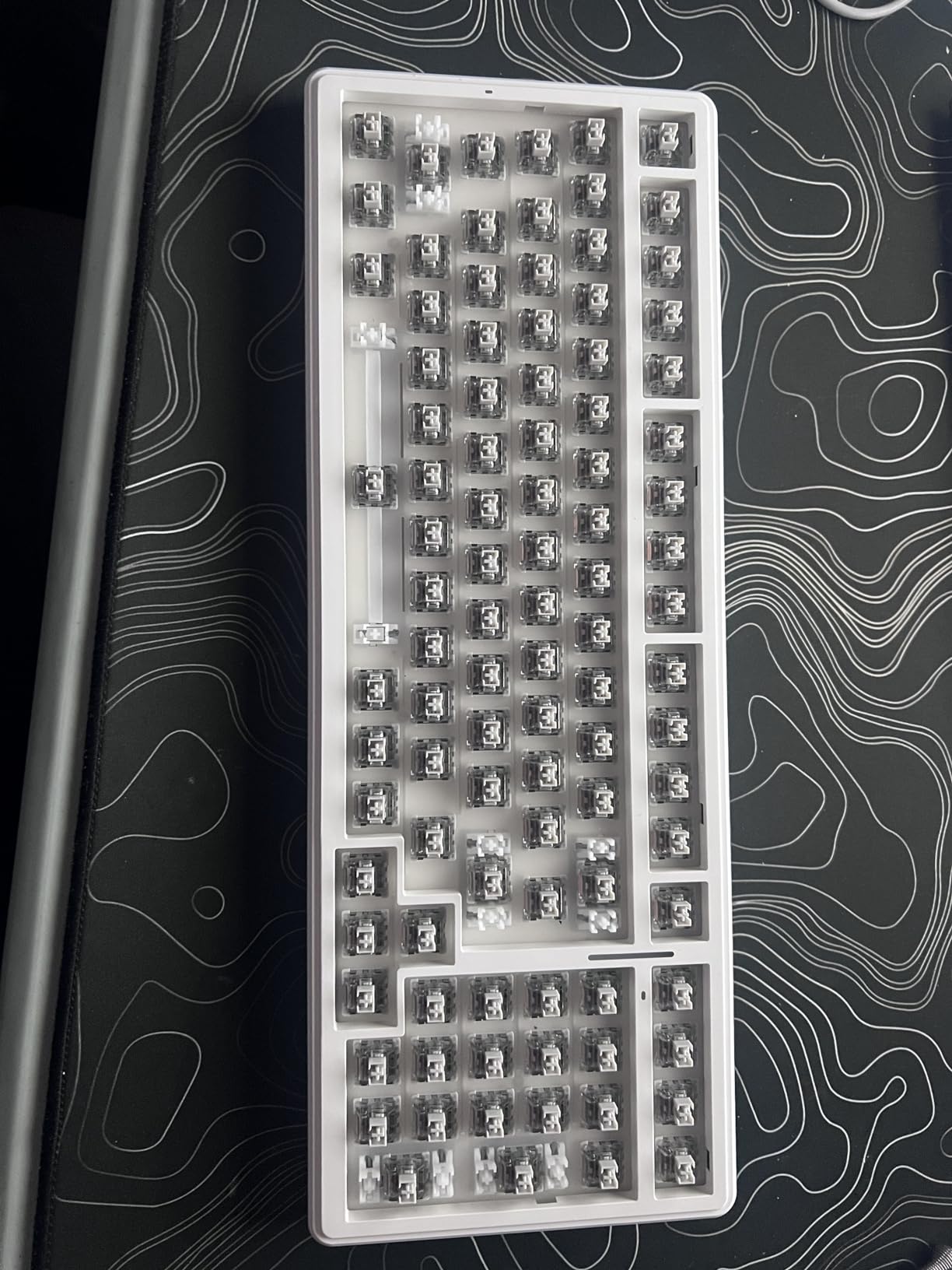 AULA F99 Wireless Mechanical Keyboard,Tri-Mode BT5.0/2.4GHz/USB-C Hot Swappable Custom Keyboard,Pre-lubed Linear Switches,RGB Backlit Computer Gaming Keyboards for PC/Tablet/PS/Xbox customer photo 2