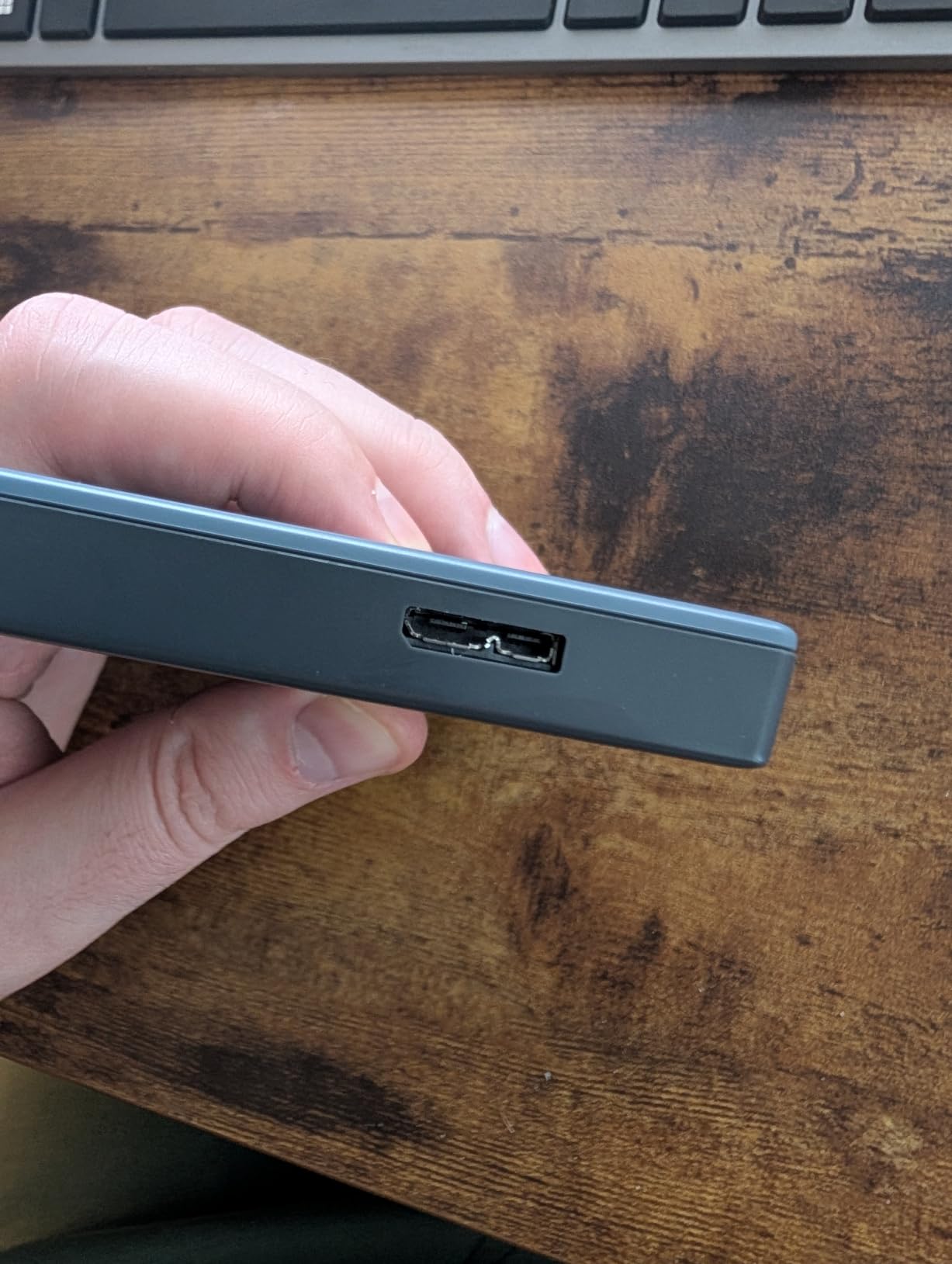 WD 2TB My Passport Portable Hard Drive, Works with USB-C and USB-A, Windows PC, Mac, Chromebook, Gaming Consoles, and Mobile Devices, Backup Software and Password Protection - WDBWML0020BGY-WESN customer photo 1