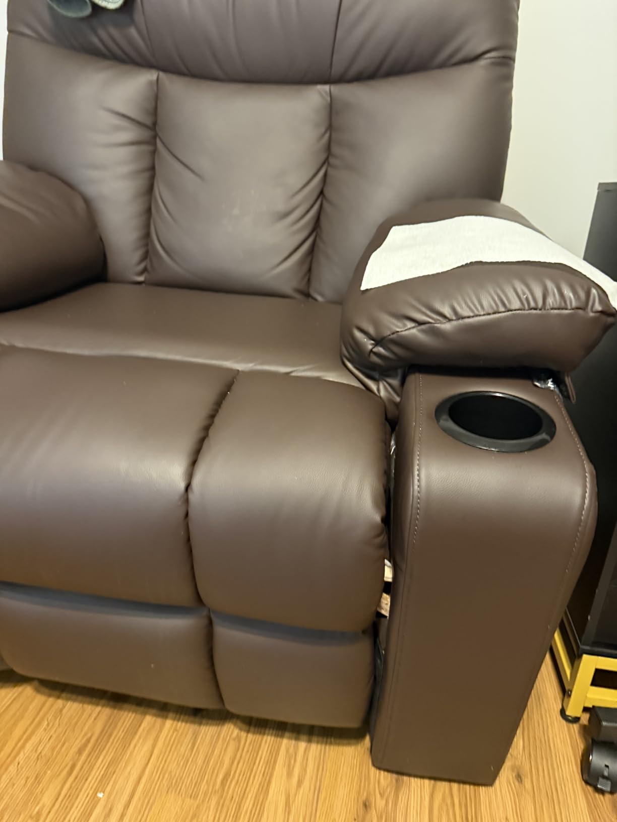 MCombo 3 Motor Power Lift Recliner, Heat and Massage, 7634, Large customer photo 2