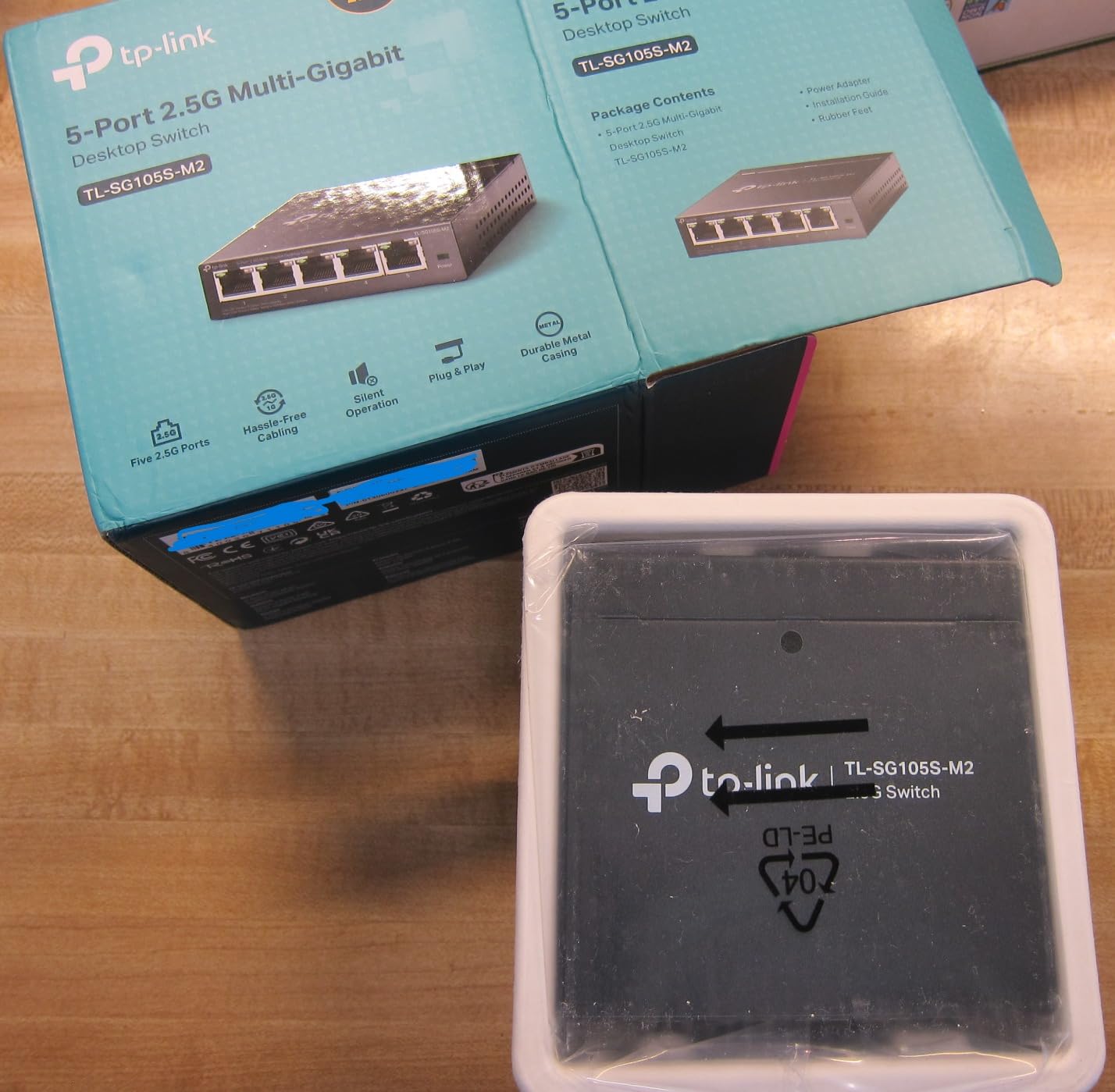 TP-Link TL-SG105S-M2, 5 Port Multi-Gigabit 2.5G Unmanaged Ethernet Switch customer photo 1