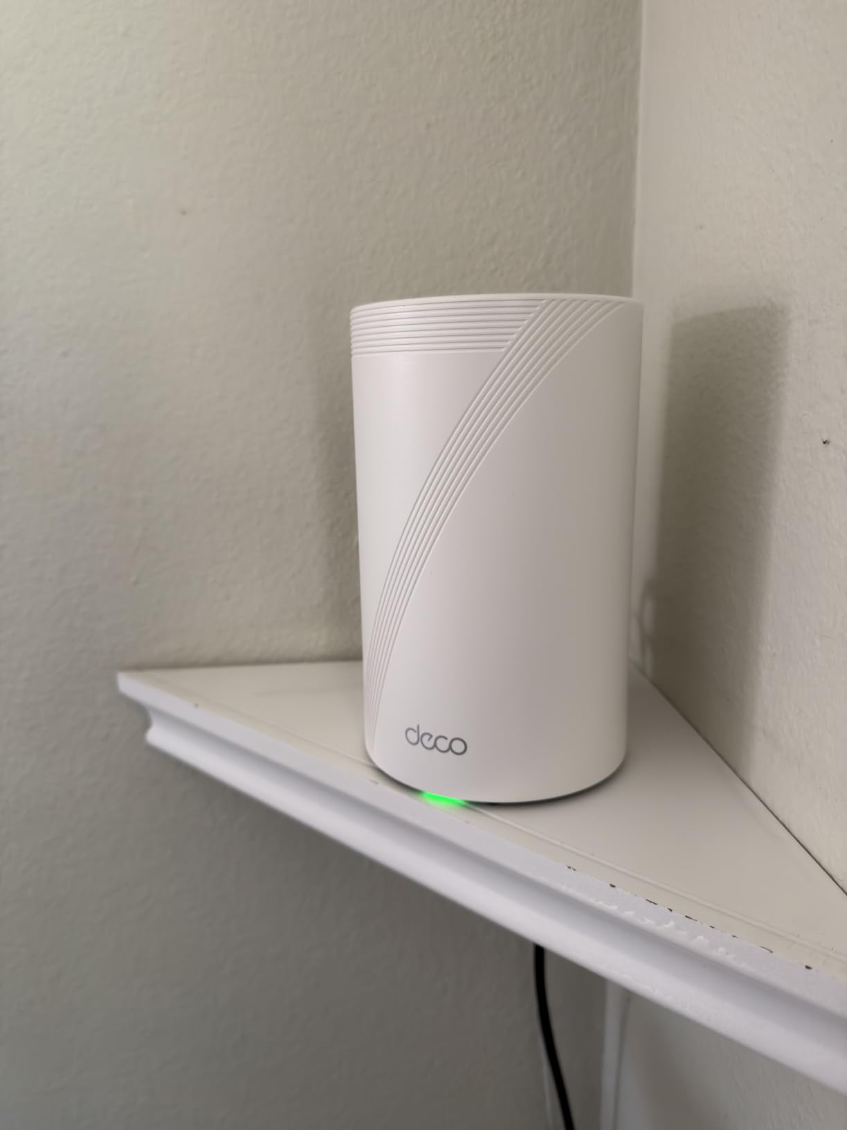 TP-Link Deco 7 Pro BE63 Tri-Band WiFi 7 BE10000 Whole Home Mesh System- 6-Stream 10 Gbps, 4x2.5G Ports Wired Backhaul, 4X Smart Internal Antennas, VPN, HomeShield (2-Pack) customer photo 1