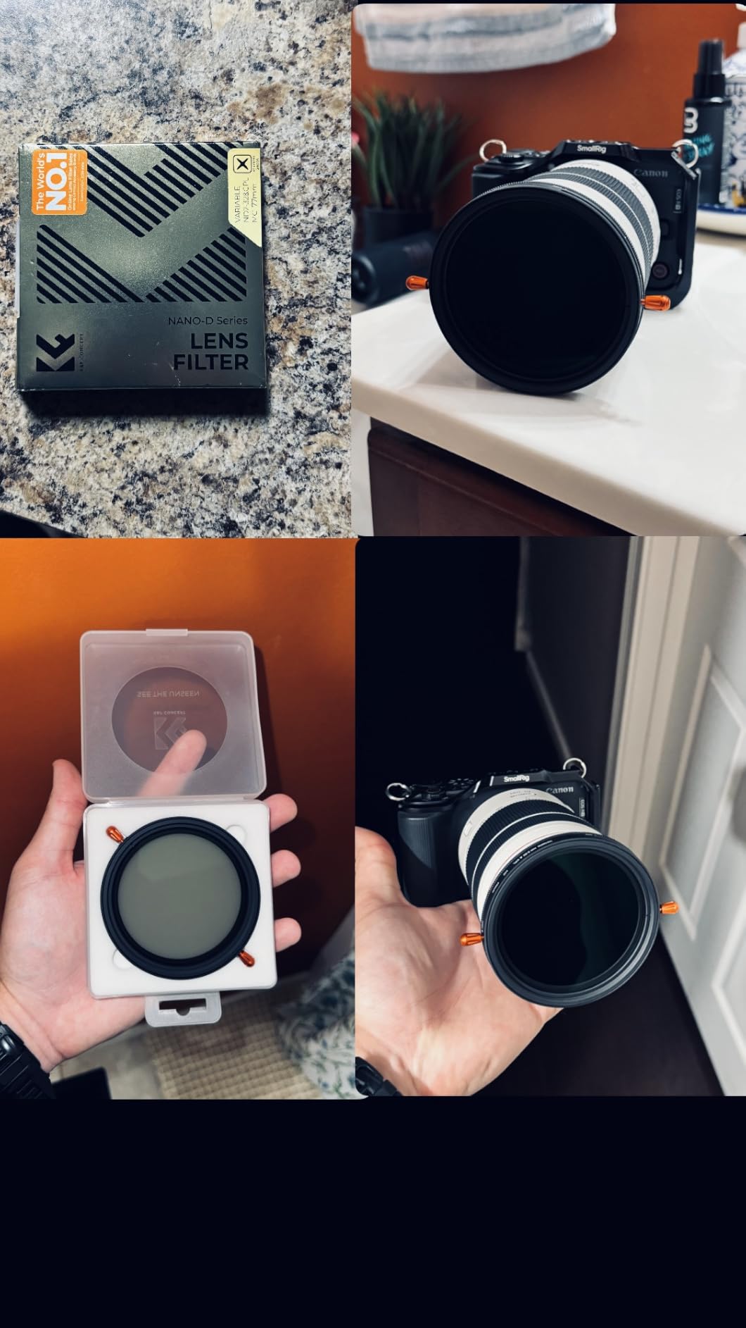 K&F CONCEPT 67mm Variable ND2-32 & CPL Polarizing Effect in 1 Lens Filter customer photo 1