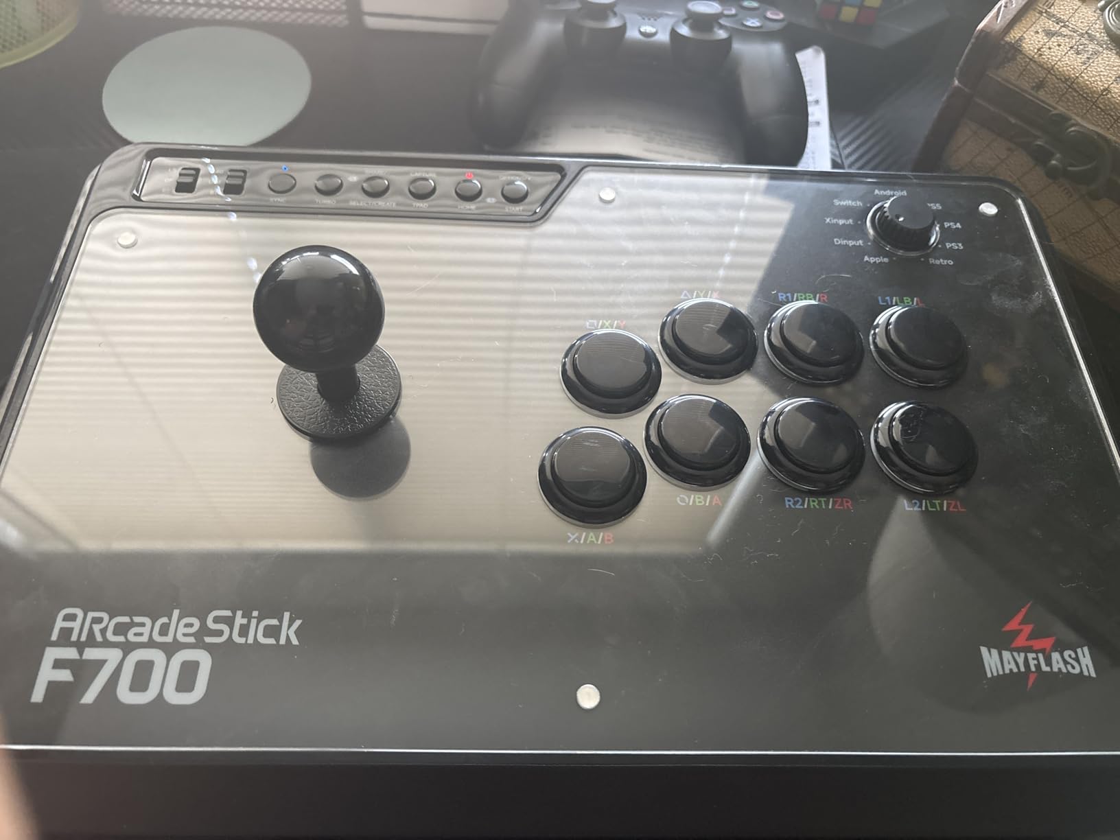 MAYFLASH Arcade Stick F700 for PS5, PS4, Switch, Switch 2, Windows, Apple, Android and more. Fight Stick Support Wireless Bluetooth, 2.4G Receiver and Wired Connection customer photo 2