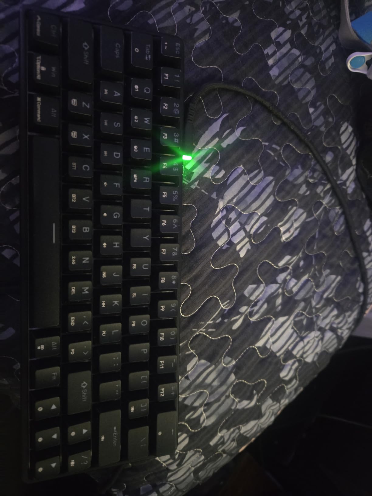 DIERYA DK63 60% Wireless Mechanical Gaming Keyboard | Bluetooth/2.4G/Wired | RGB Backlit Compact 63 Keys Mini Office Keyboard | with Red Switch | for Windows Laptop PC Gamer Typist-Black customer photo 2