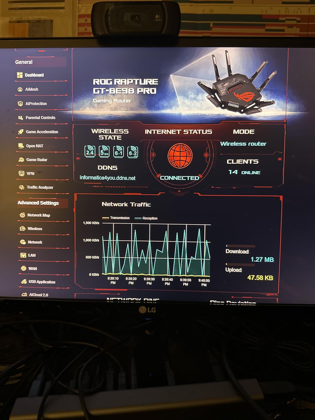 ASUS ROG Rapture GT-BE98 Pro WiFi 7 Gaming Router - Quad-Band, 30Gbps, Mesh customer photo 1