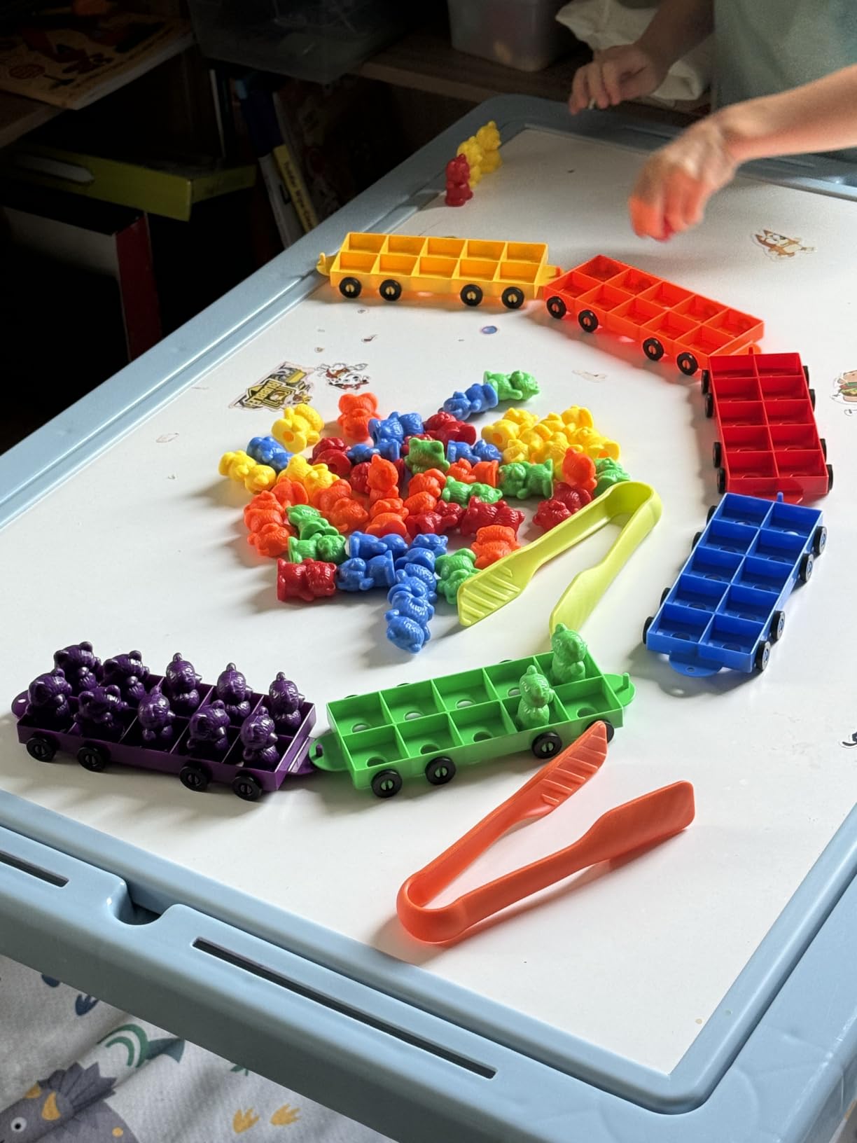 Bmag Balance Counting Toys with Bears Counting Scale for Kids – 3 in 1 Stacking & Balancing Math Game, Montessori STEM Learning Educational Toy for Ages 3-5, Gift (30 Bears, 10 Numberblocks) customer photo 1