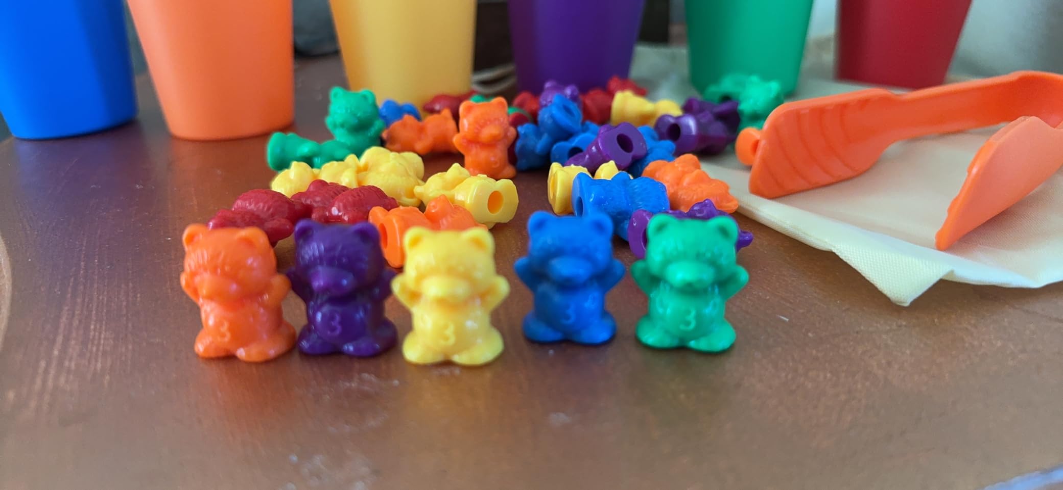 Bmag Balance Counting Toys with Bears Counting Scale for Kids – 3 in 1 Stacking & Balancing Math Game, Montessori STEM Learning Educational Toy for Ages 3-5, Gift (30 Bears, 10 Numberblocks) customer photo 2