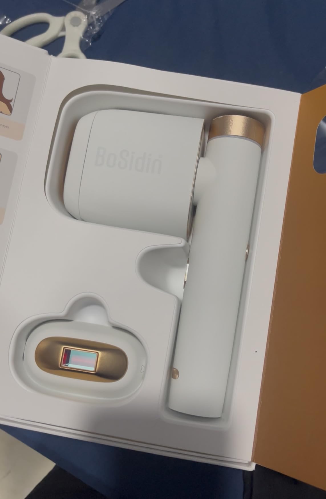 Laser Hair Removal, BoSidin IPL Hair Removal with Painless Ice-Cooling, 2-in-1 Face SR Rejuvenation, 6+1 Modes, 6 Levels Hair Removal for Women Permanent, Laser Hair Removal Kit with Shaver, Goggles customer photo 1