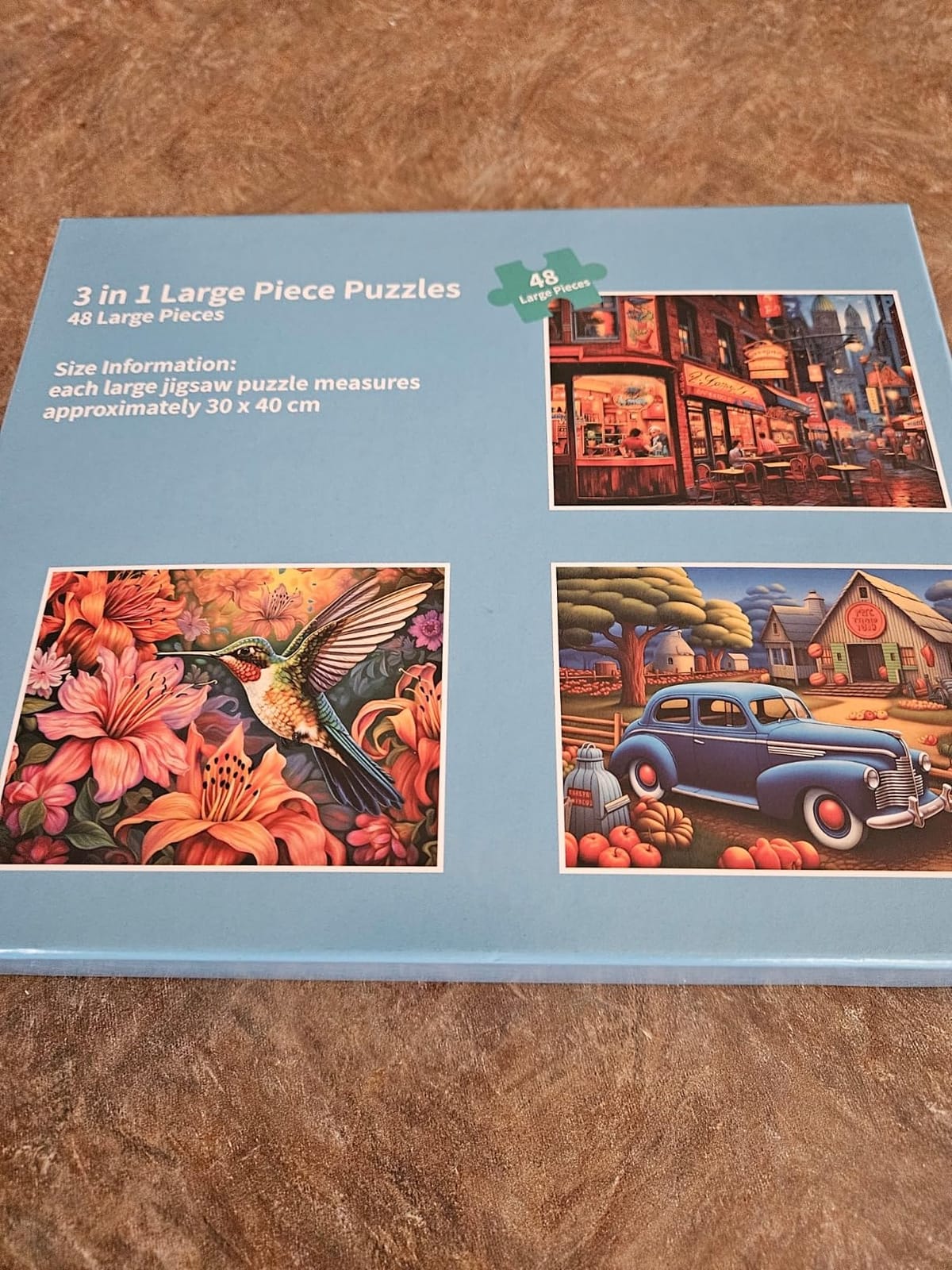 36 Large Piece Puzzles for Seniors 6 Pack,Dementia Puzzles Turtle Dog Bird Mushroom Beach Lake Jigsaw Puzzle Dementia Alzheimer's Products and Activities for Seniors Elderly Adult customer photo 1