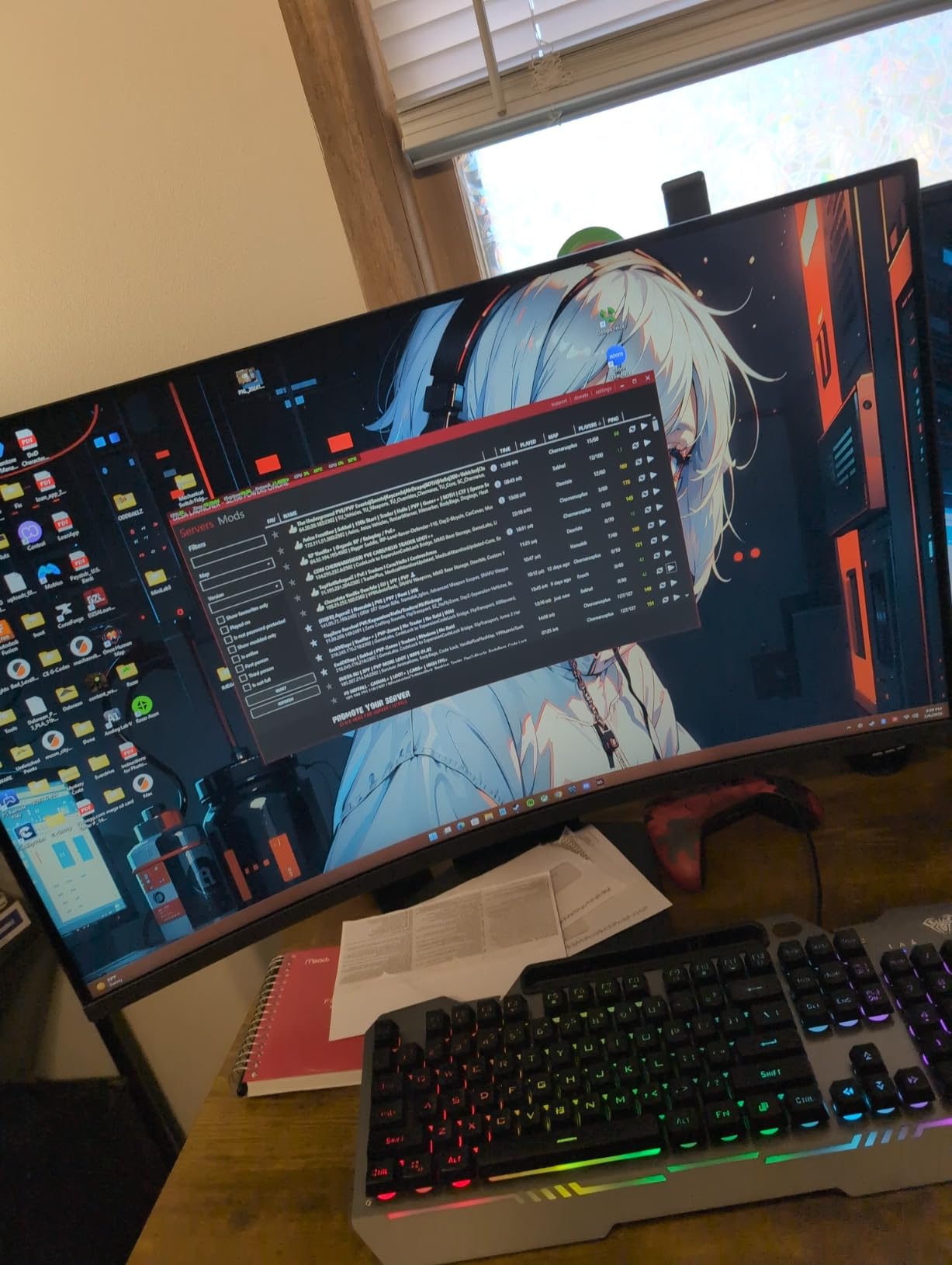 LG 27GS60QC-B Ultragear 27-inch Curved Gaming Monitor QHD (2560x1440) 180Hz 1ms 1000R AMD FreeSync HDR10 HDMIx2 DisplayPort Borderless Design Black Stabilizer DAS Crosshair FPS Counter - Black customer photo 2