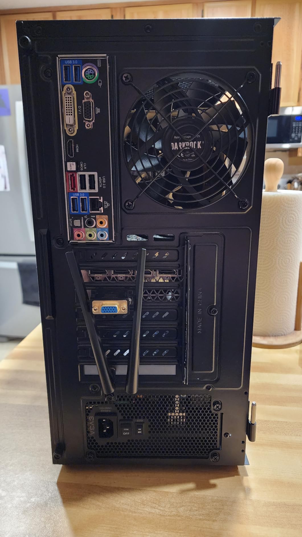 DARKROCK EC2 ATX Mid Tower Gaming Computer PC Case, Type-C Ready | Supports 50 Series Graphics Cards, Tempered Glass Side Panel, up to 8 x 120mm Fans & 360mm Radiator, 1 x Pre-Installed Fan customer photo 2