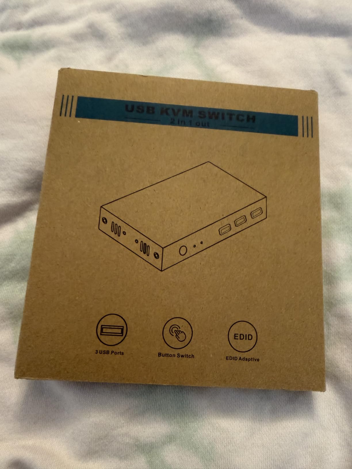Hearvo USB 3.0 HDMI KVM Switch for 2 Computers 1 Monitor, 4K@60Hz, S7232H customer photo 2
