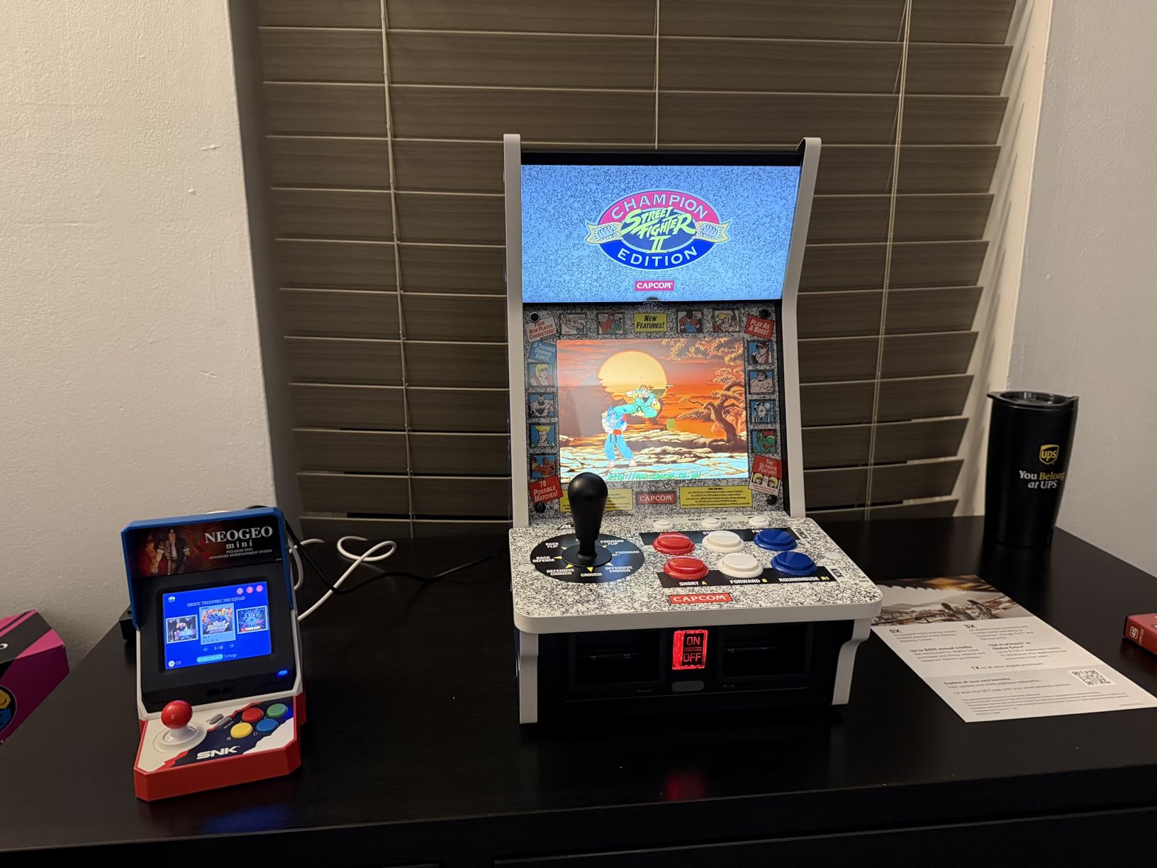 Evercade Alpha Street Fighter Bartop Arcade - Pre-assembled unit with Competition-Grade Arcade Controls + 8” High-Resolution IPS Screen customer photo 2