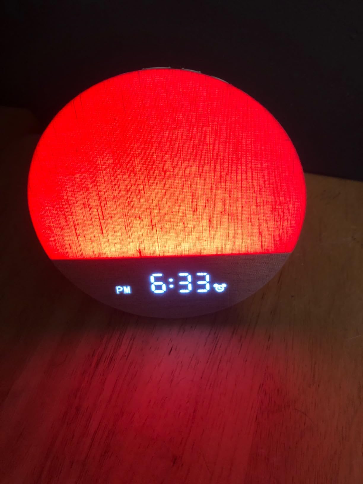 Dreamegg Sunrise Alarm Clock, Natural Wake up Light, White Noise Machine customer photo 1