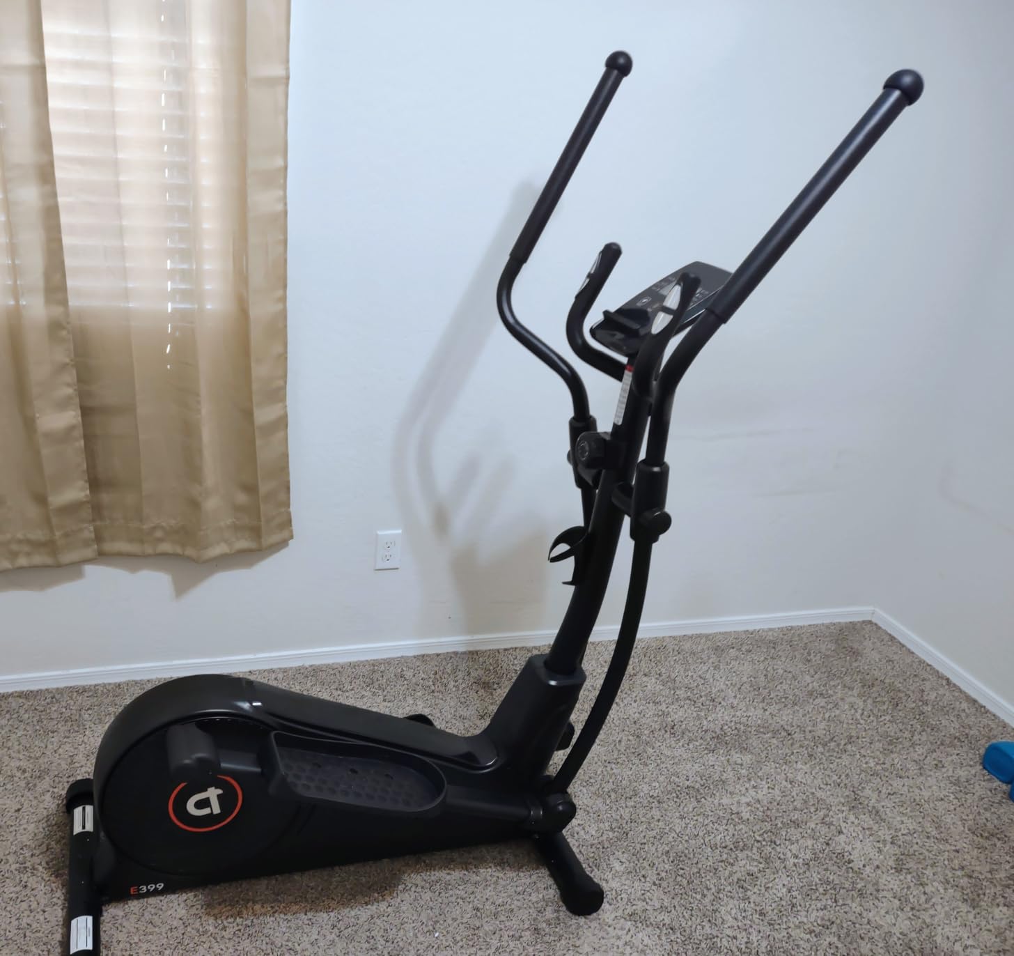 pooboo Elliptical Machine, Elliptical Exercise Machine with 16-Level Resistance&Quiet Magnetic Driving System, Elliptical Machine for Home with LCD Monitor,15-17IN Stride customer photo 2