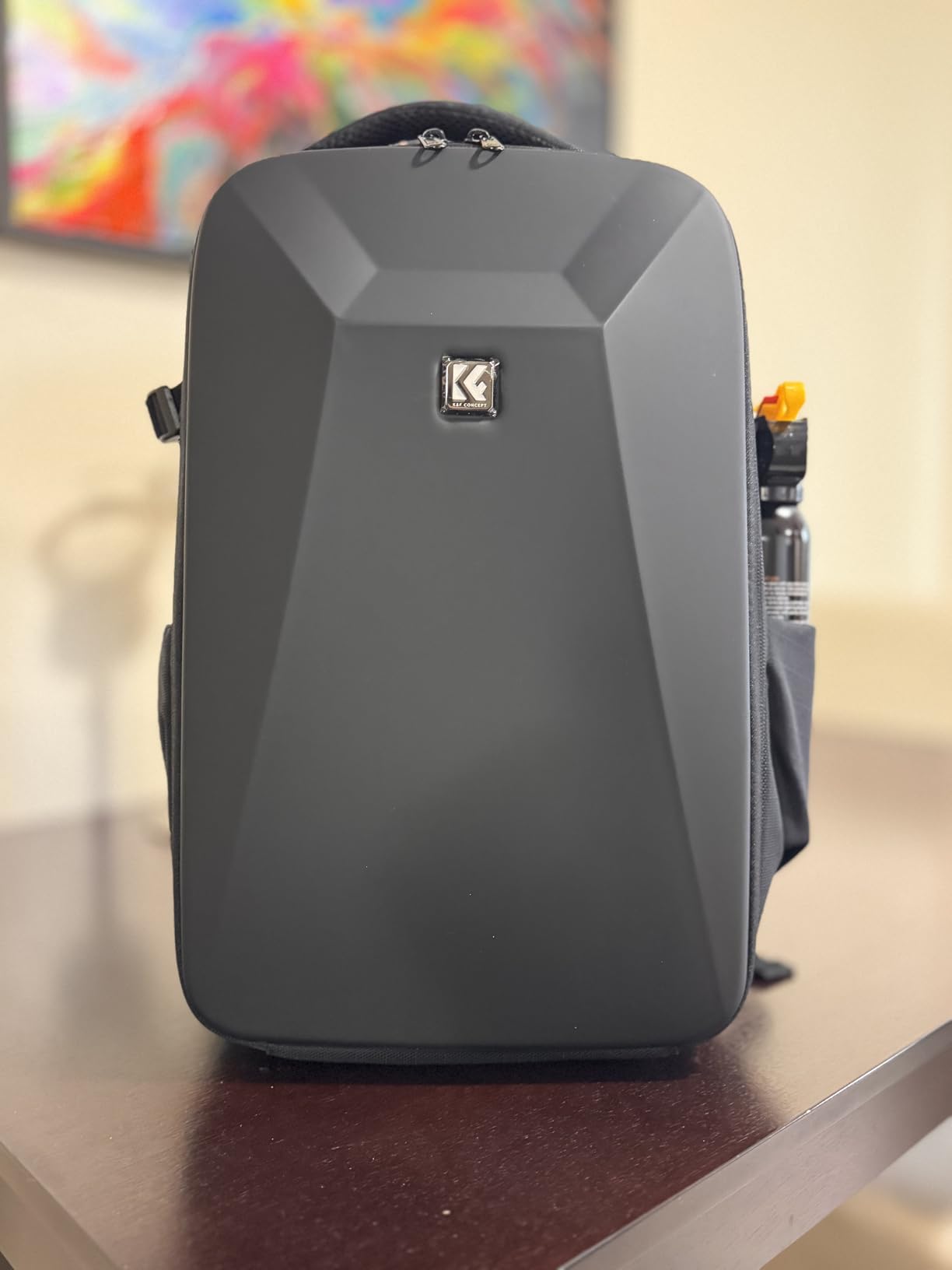 K&F CONCEPT Camera Backpack,Hardshell Photography DSLR Camera Bag customer photo 2