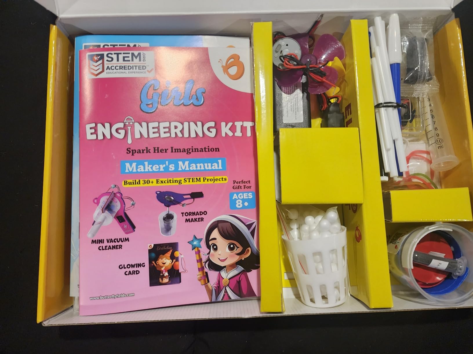 Butterfly EduFields 100+ Girls Engineering Science Kit for Kids Age 8-12 customer photo 1