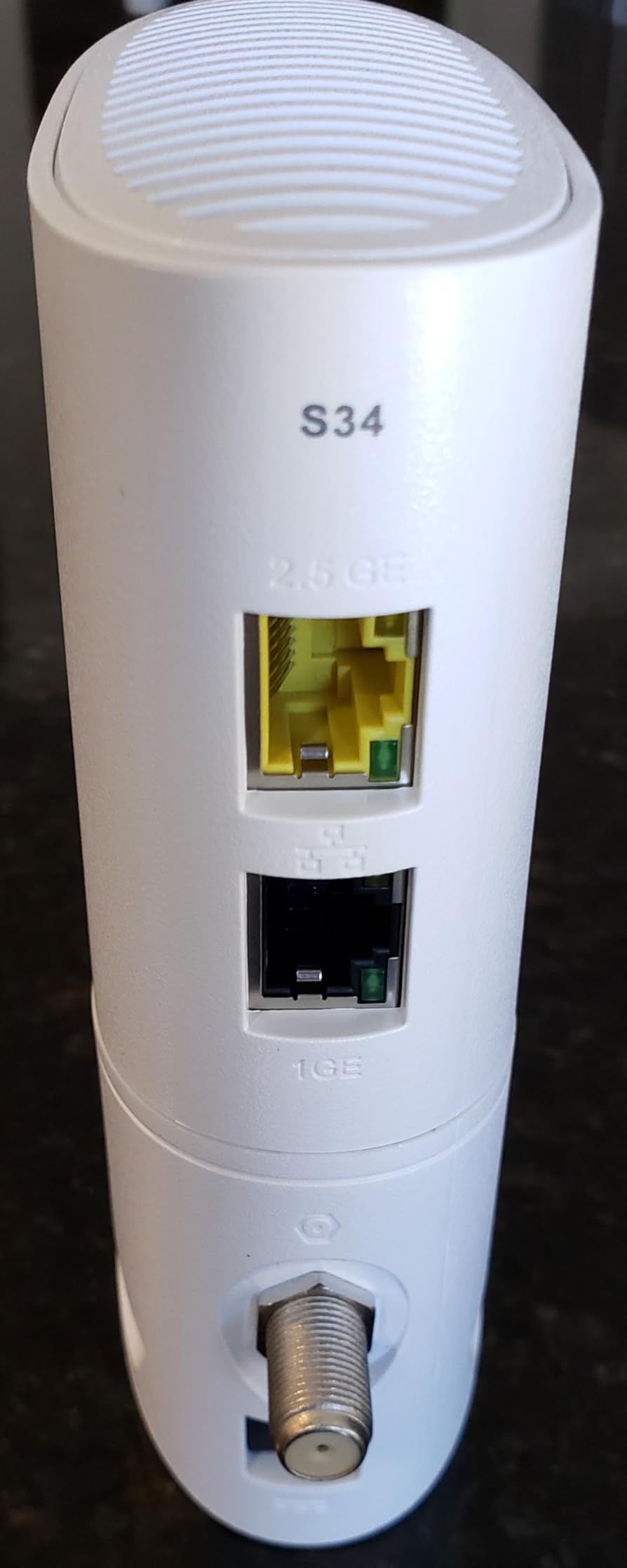 Arris Surfboard S34 DOCSIS 3.1 Multi-Gig Cable Modem | 2.5Gbps + 1Gbps Ethernet Ports | Compatible with Xfinity, Cox, Spectrum | Next Gen Upstream | Modem Only, Router Required customer photo 2