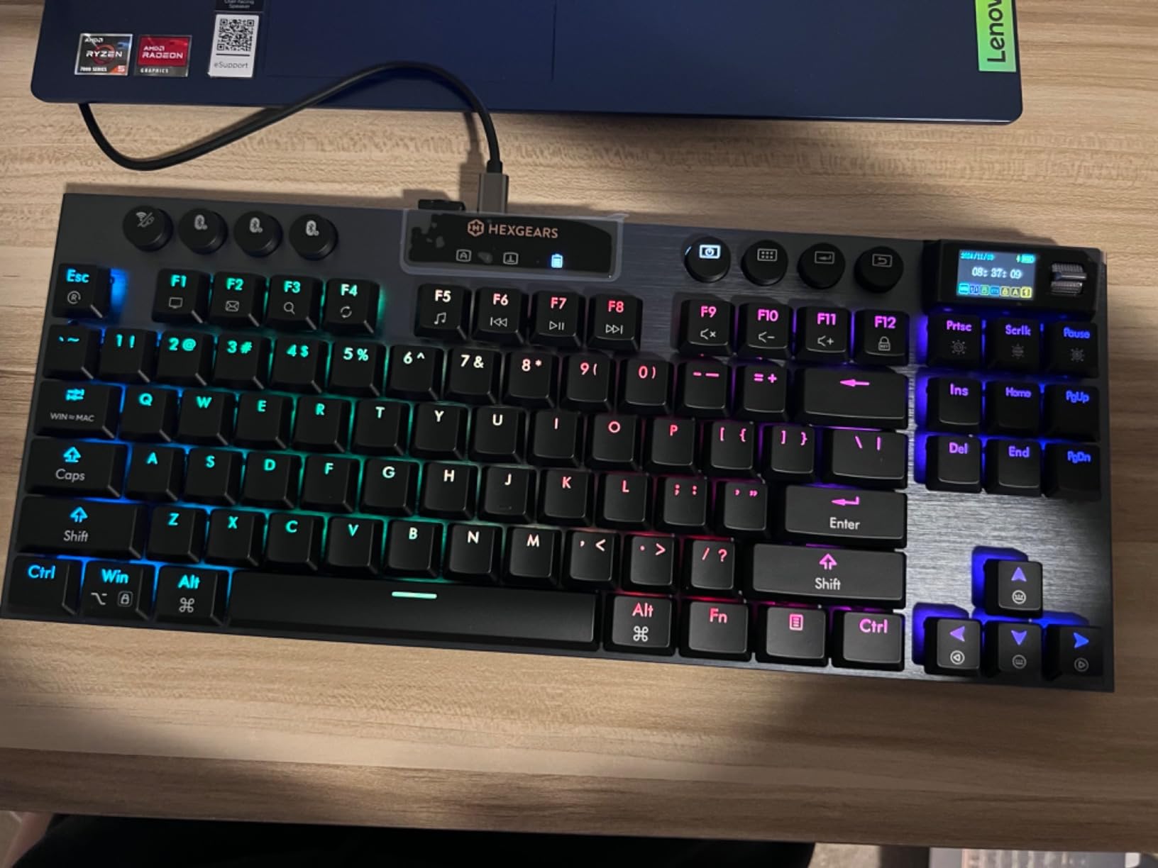 Hexgears Immersion A3 Low Profile Wireless Mechanical Keyboard, Tactile customer photo 2