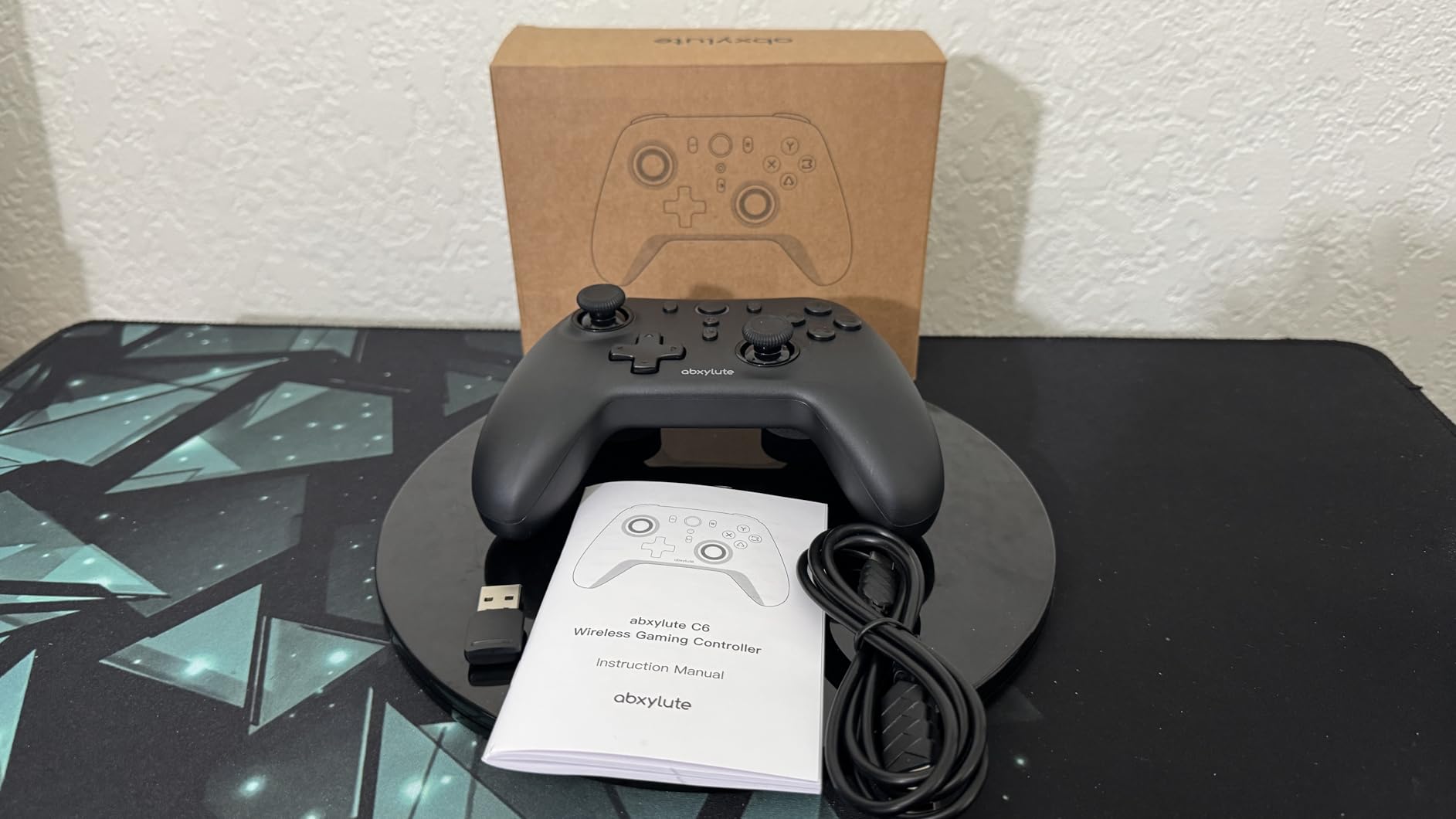 abxylute C6 Wireless PC Controller, Bluetooth Game Controller -1000Hz Polling Rate- Hall Effect Joystick for Windows PC, Switch 1&2, Steam Deck, Android TV/Mobile, iOS, MAC &Tesla Vibration Turbo Lightweight customer photo 2