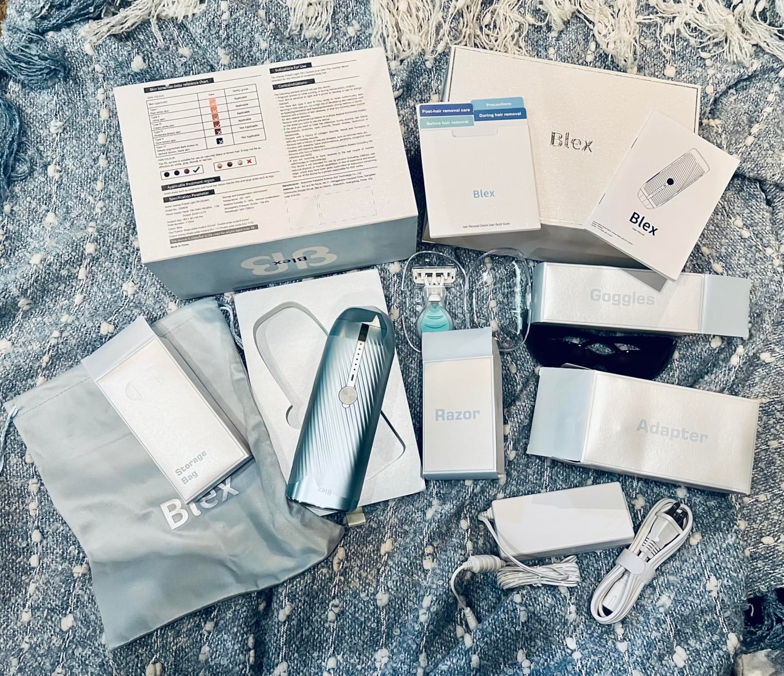Blex Laser Hair Removal for Women and Men, IPL Hair Removal Device Effective in 2 Weeks, with Ultra-Fast 0.2s Light Emission, Comfortable and Painless, Black customer photo 1