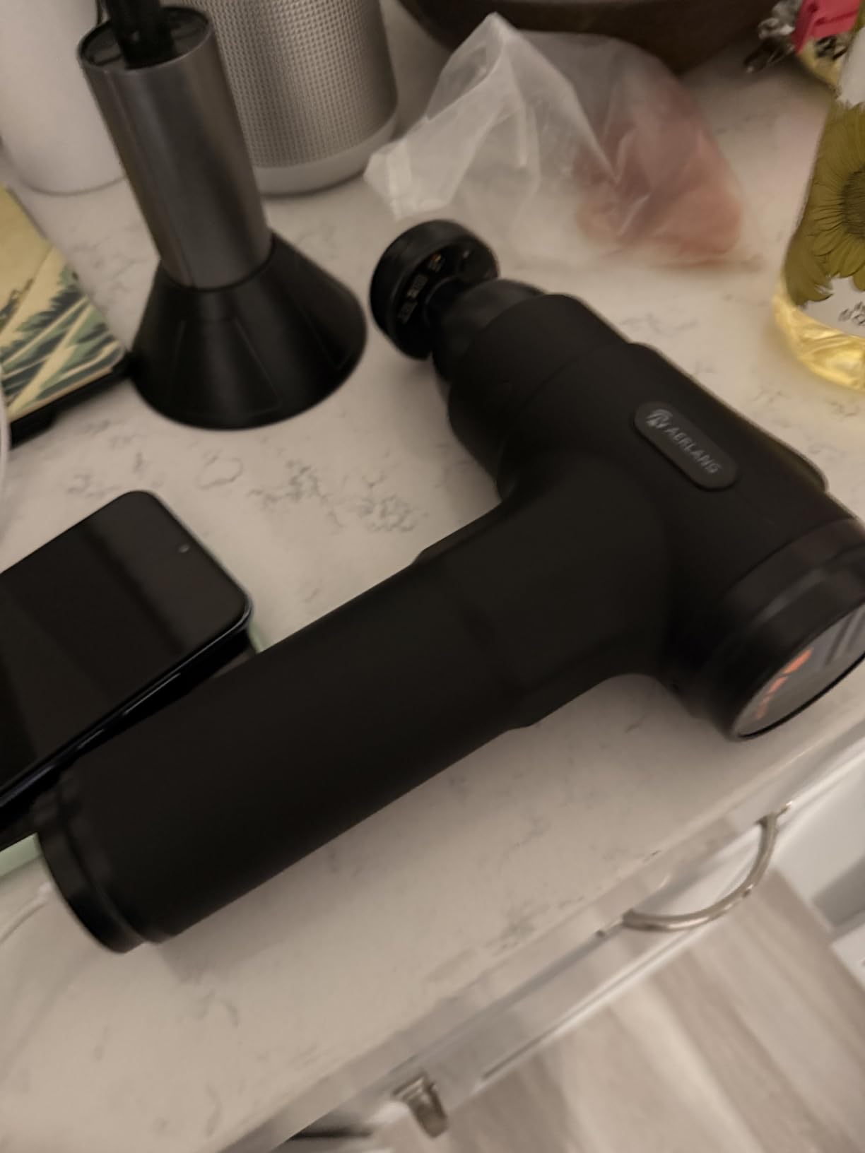 Massage Gun with Heat Massager Deep Tissue Muscle Massager Gifts for Men customer photo 2