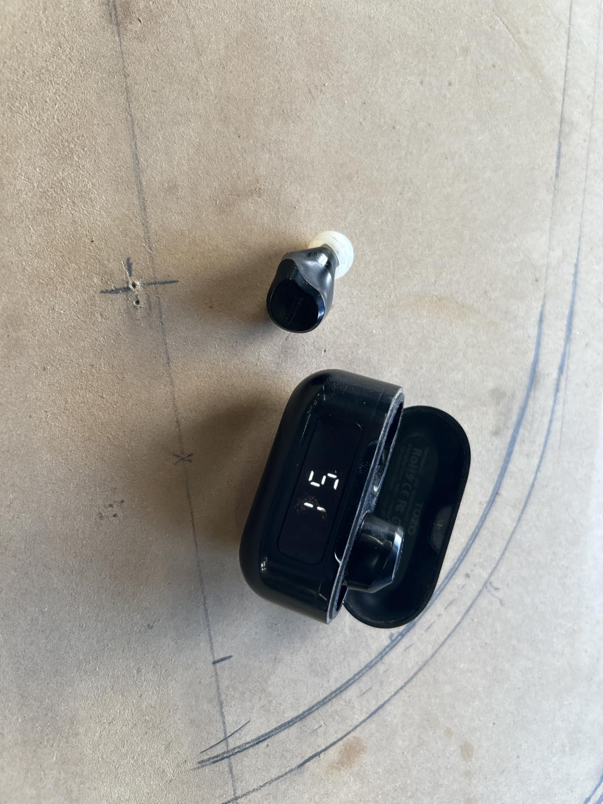 TOZO NC9 Hybrid Active Noise Cancelling Wireless Earbuds, 60H, LED Display customer photo 1