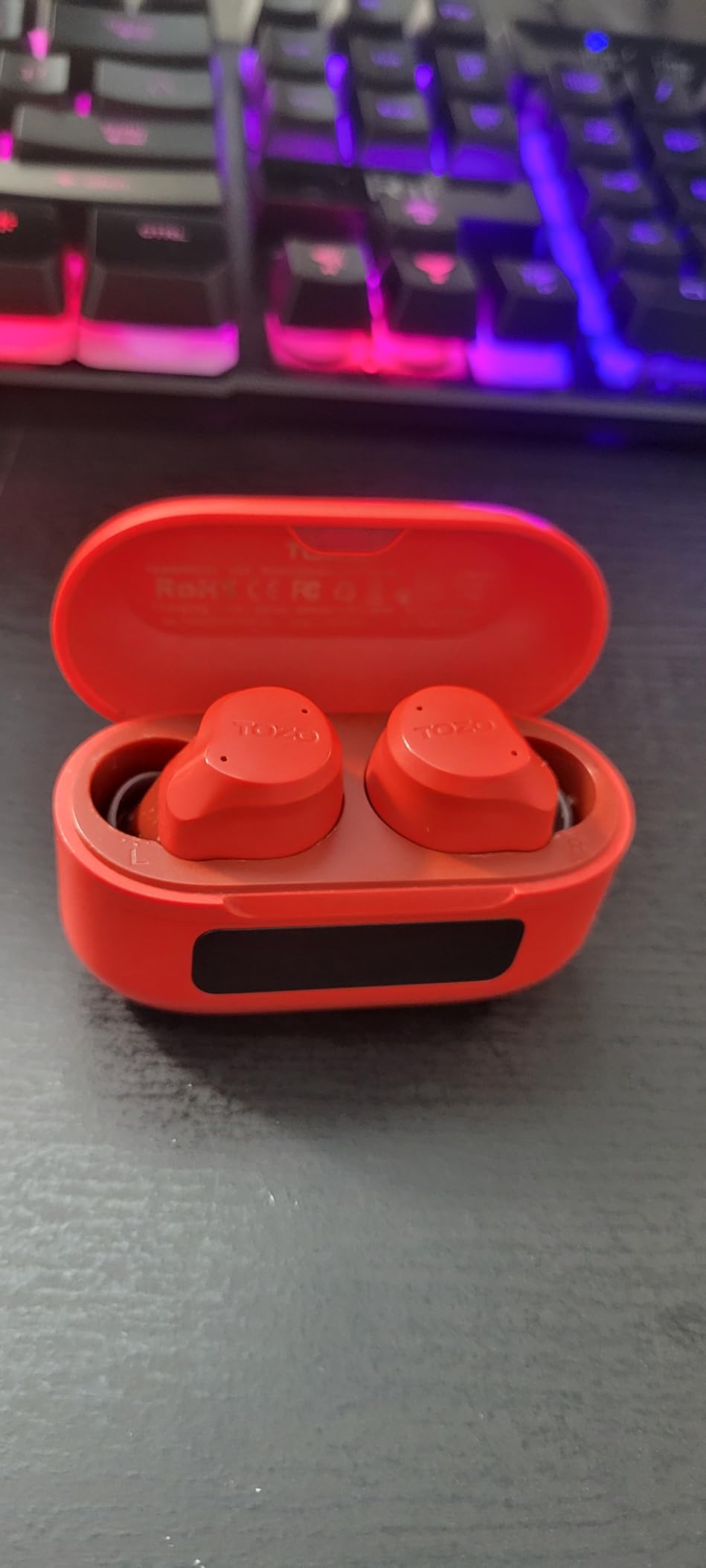 TOZO NC9 Hybrid Active Noise Cancelling Wireless Earbuds, 60H, LED Display customer photo 2