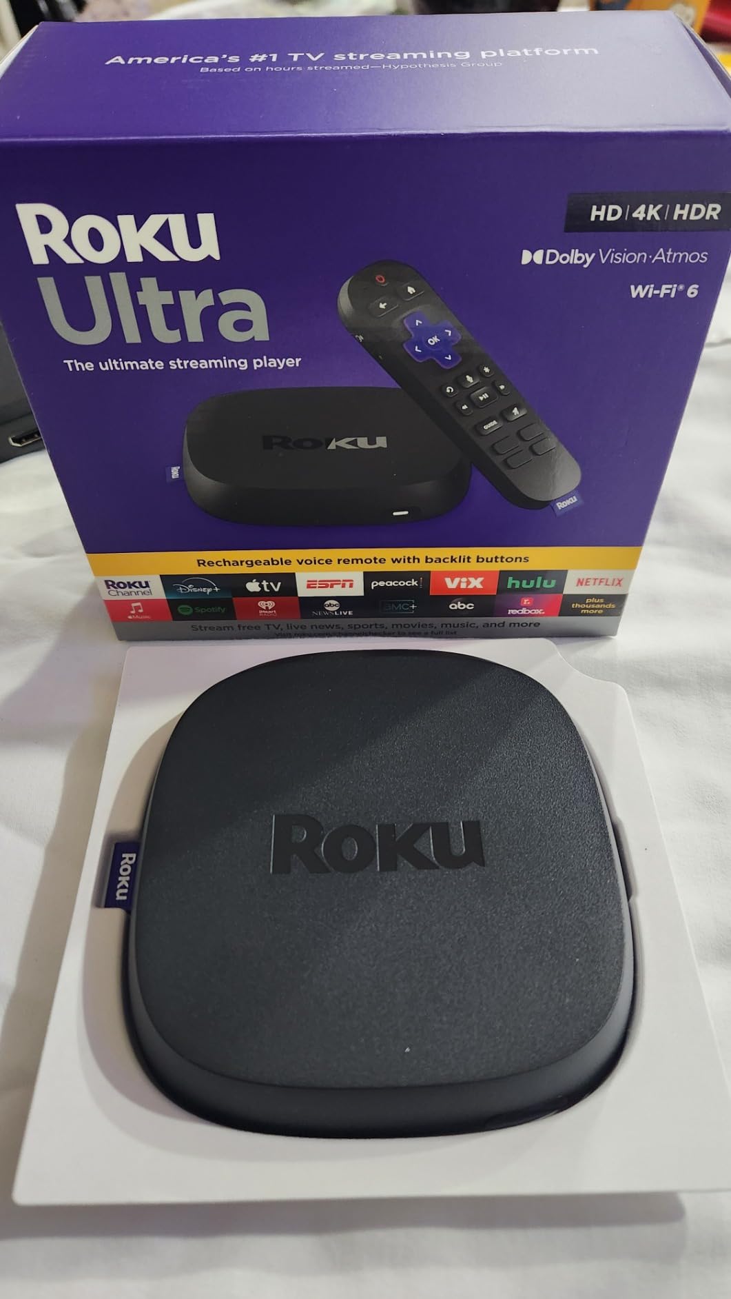 Roku Ultra, Ultimate Streaming Player - 4K Streaming Device for TV customer photo 1