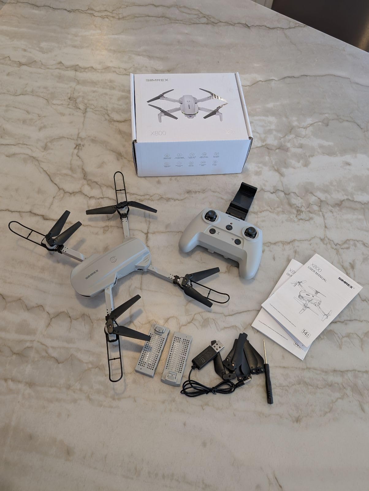 SIMREX Drone With Camera for Kids Beginner & Adults – Foldable RC Quadcopter with Altitude Hold, Optical Flow Positioning , Indoor Mini Drone with One Key Start, Headless Mode, 3D Flip, Gift for Boys & Girls & Teenagers customer photo 2