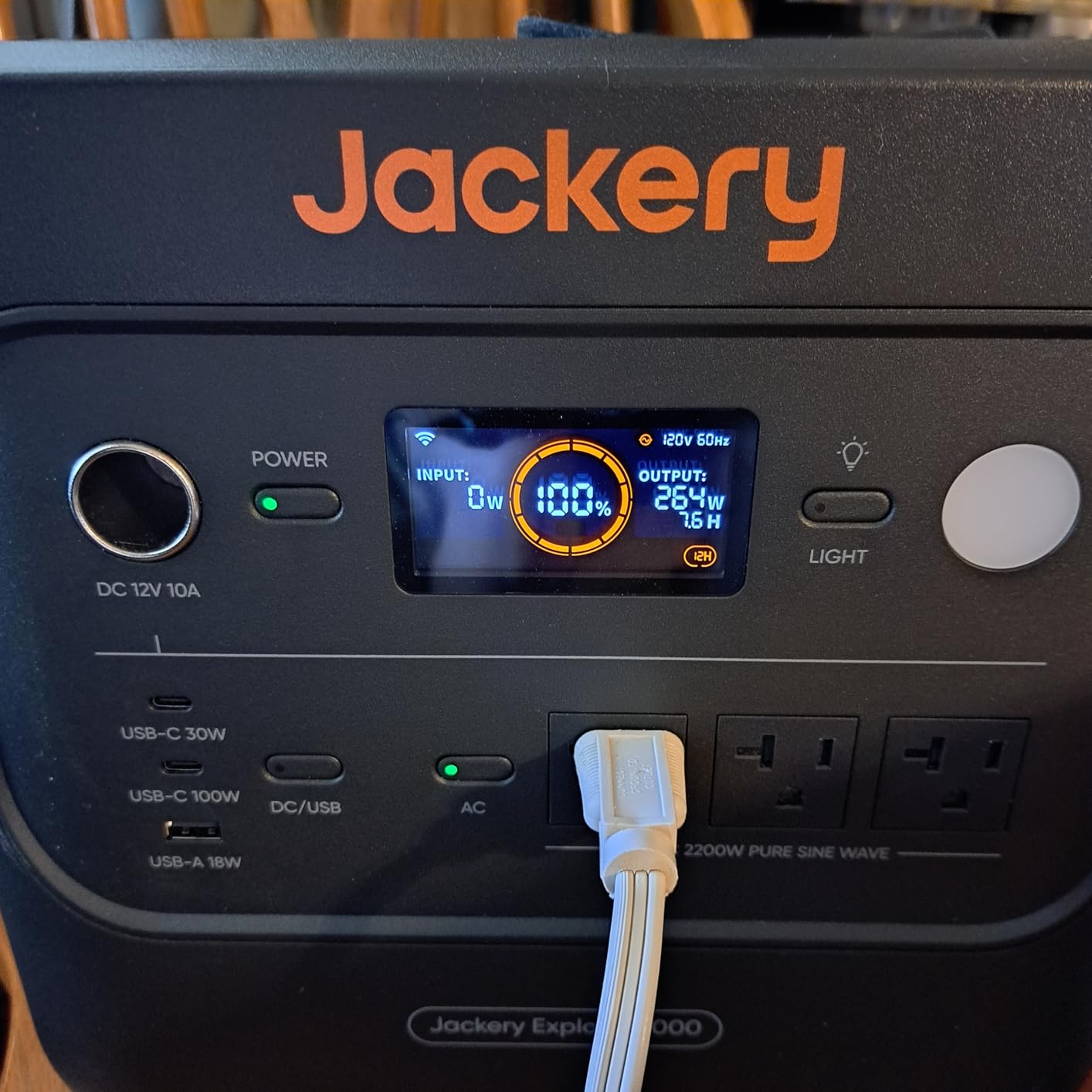 Jackery Explorer 2000 v2 Portable Power Station, 2042Wh, 2200W AC Output customer photo 2