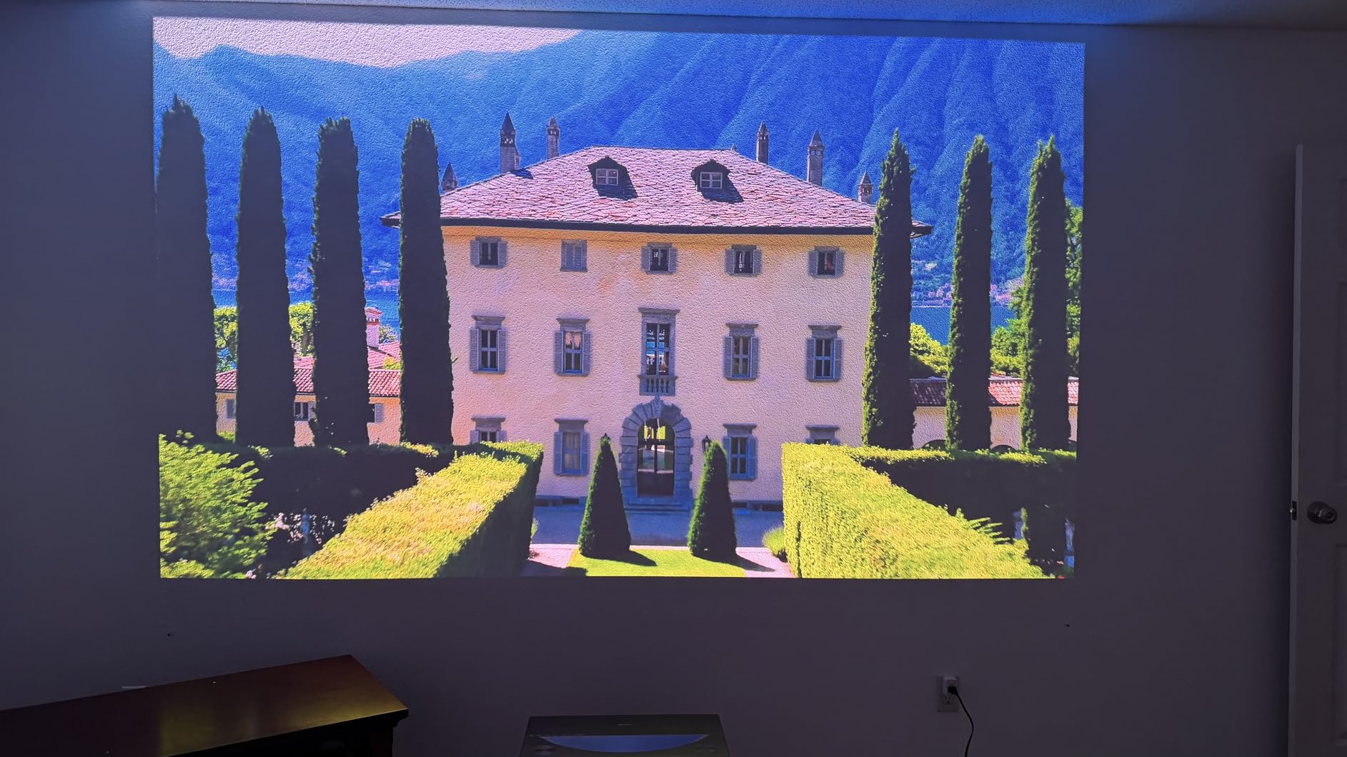 Hisense PX3-PRO Ultra Short Throw Triple Laser Projector, 4K UHD, 80” – 150”, 3,000 Lumens, 3000:1 Contrast, Dolby Vision & Atmos, IMAX Enhanced, 240 High Refresh Rate, Google TV, Designed for Xbox customer photo 2
