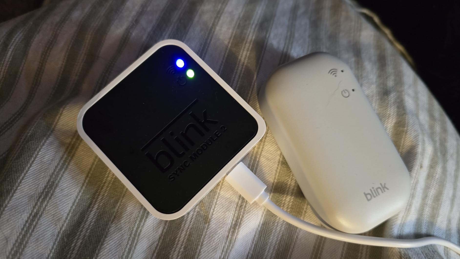Blink Outdoor 4 – Wireless smart security camera, two-year battery life, 1080p HD day and infrared night live view, two-way talk. Sync Module Core included – 3 camera system customer photo 1