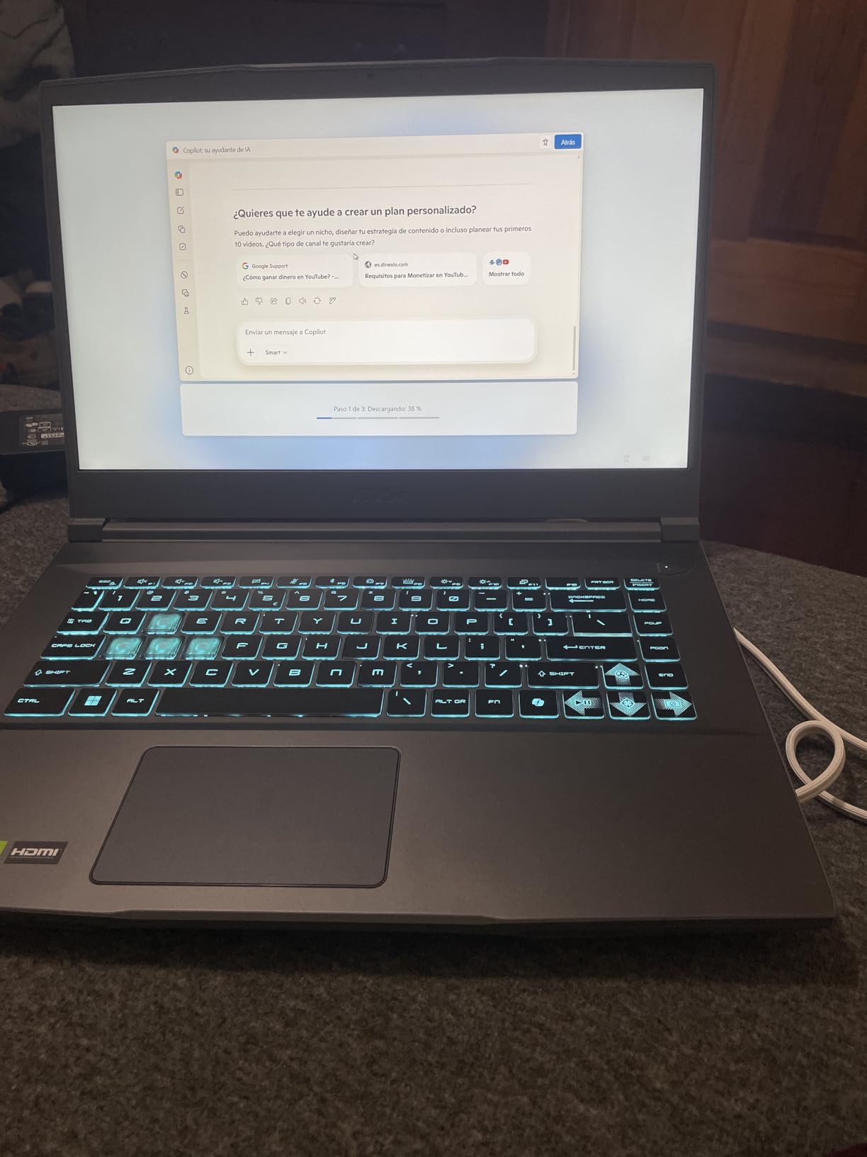 msi Thin 15 15.6” 144Hz FHD Gaming Laptop: Intel Core i7-13620H, NVIDIA Geforce RTX 4050, 16GB DDR4, 512GB NVMe SSD, WiFi 6E, Win 11: Black B13VE-2678US customer photo 1