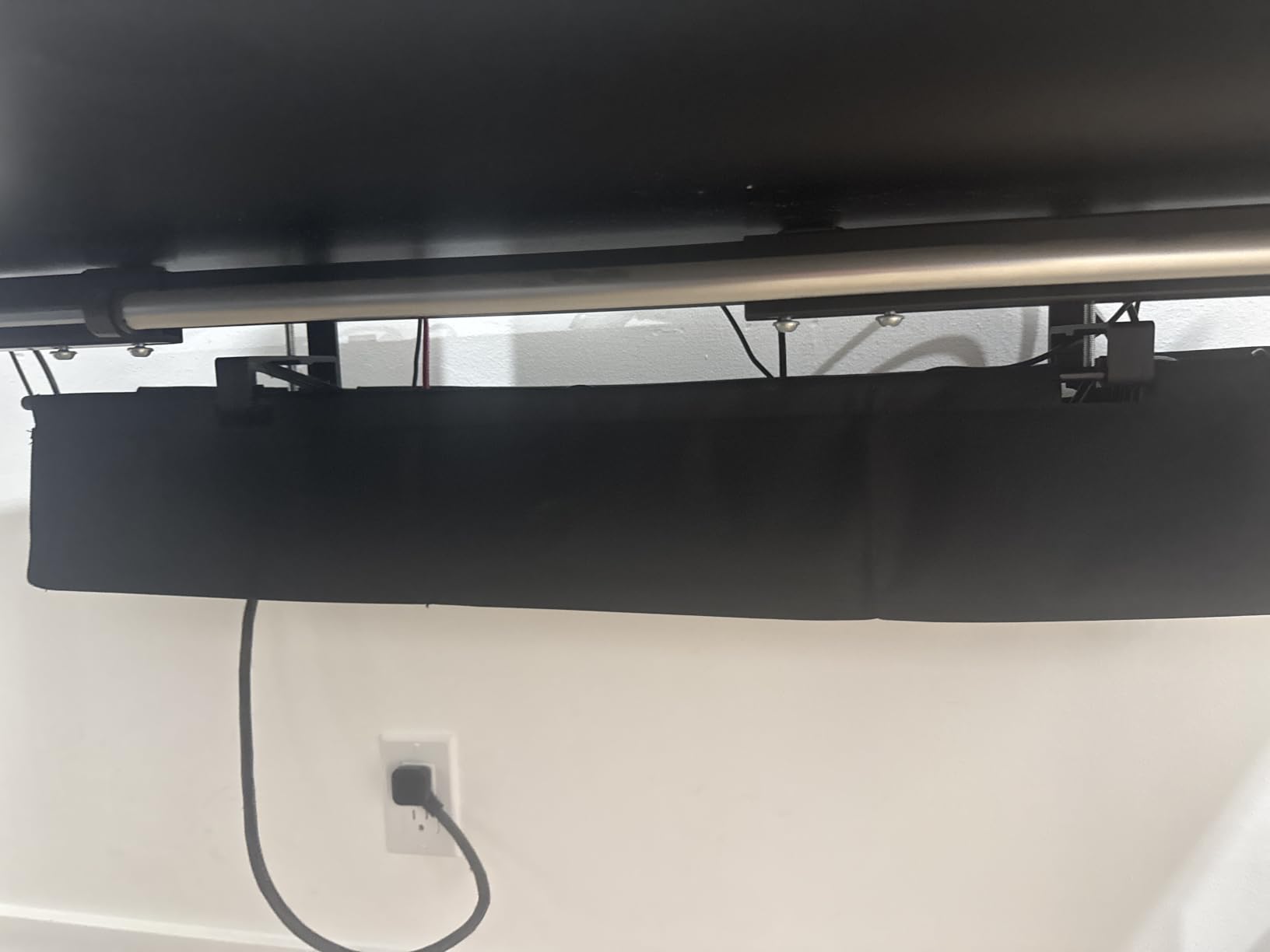 Univivi No Drill Under Desk Cable Management Tray, 36 inch Cable Management customer photo 2