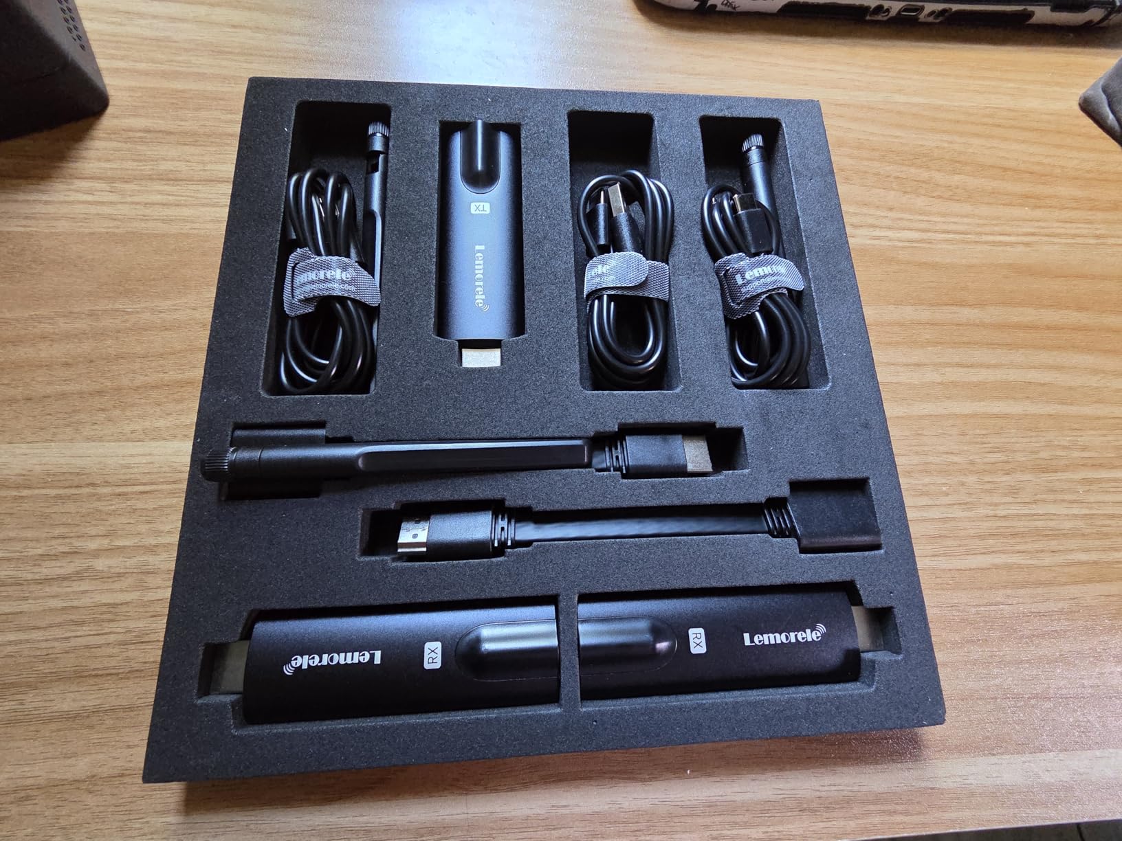 Lemorele Wireless HDMI Transmitter and Receiver, Deep Gray Aluminum Alloy customer photo 2