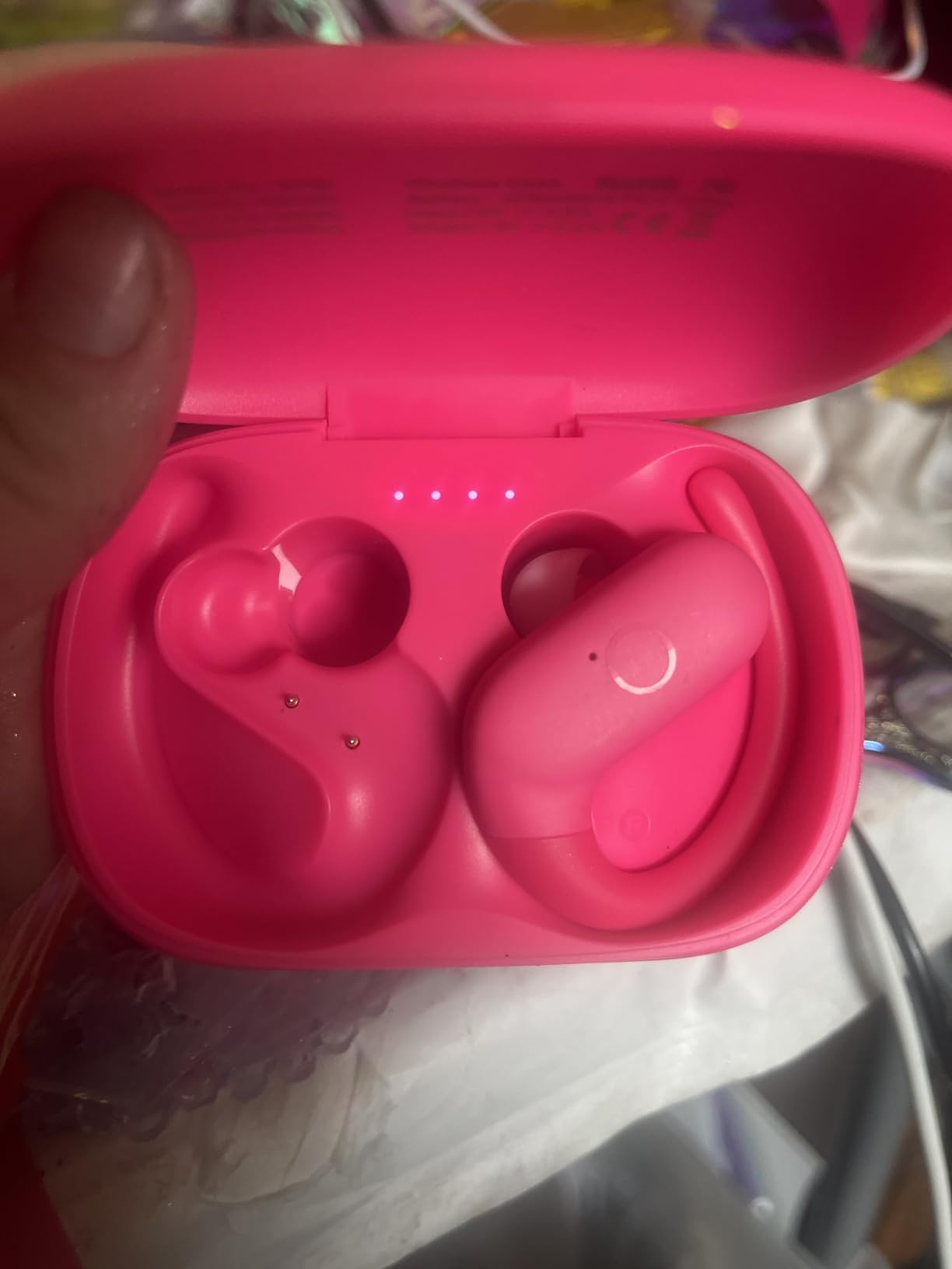 kurdene Wireless Earbuds Bluetooth Headphones with Secure Earhooks 60Hrs customer photo 1