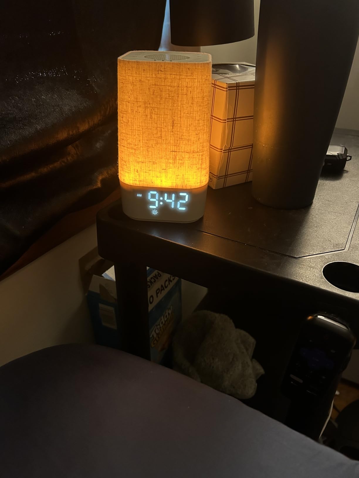 Sunrise Alarm Clock with Sound Machine, Gentle Wake Up Light for Bedroom customer photo 1