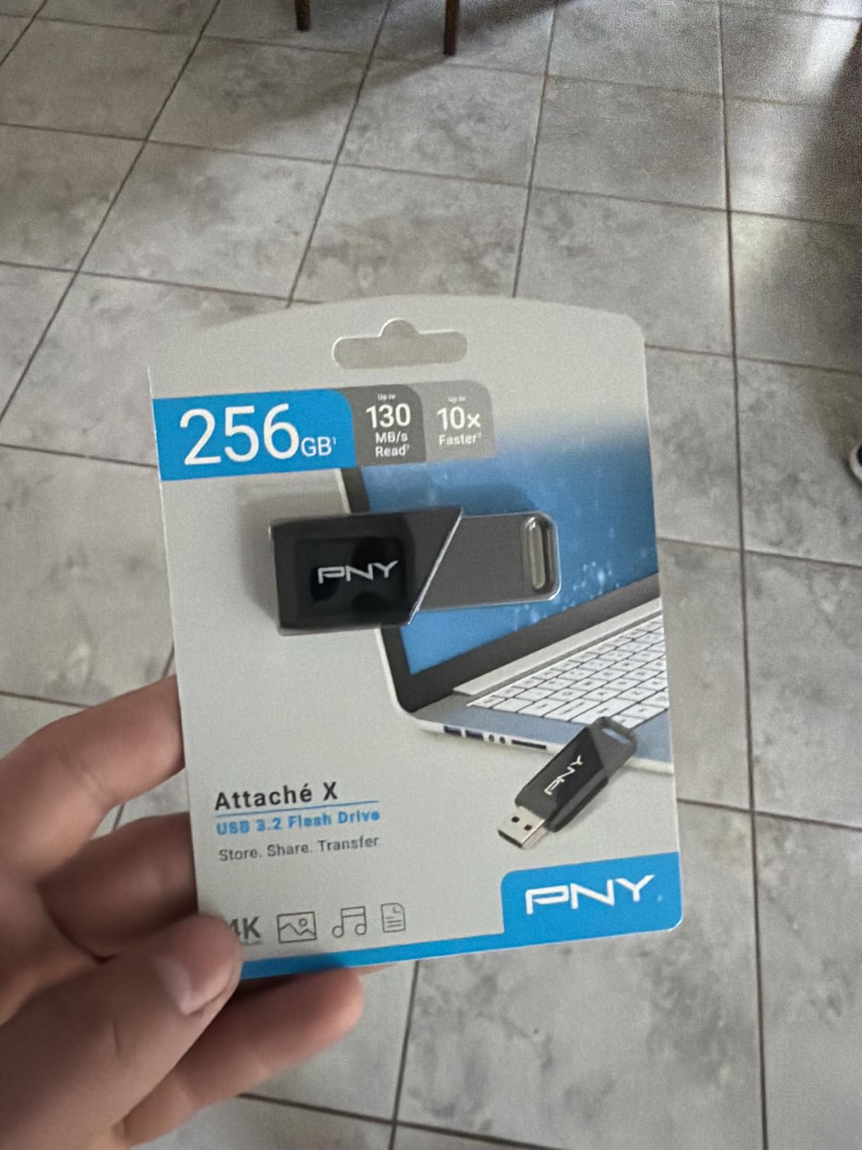 PNY 256GB Attaché X USB 3.2 Gen 1 Flash Drive | Up to 130MB/s Read, 10x Faster, Type-A, Sliding Collar, Durable, Lightweight, Essential Mobile Storage For Laptops & Desktops customer photo 2