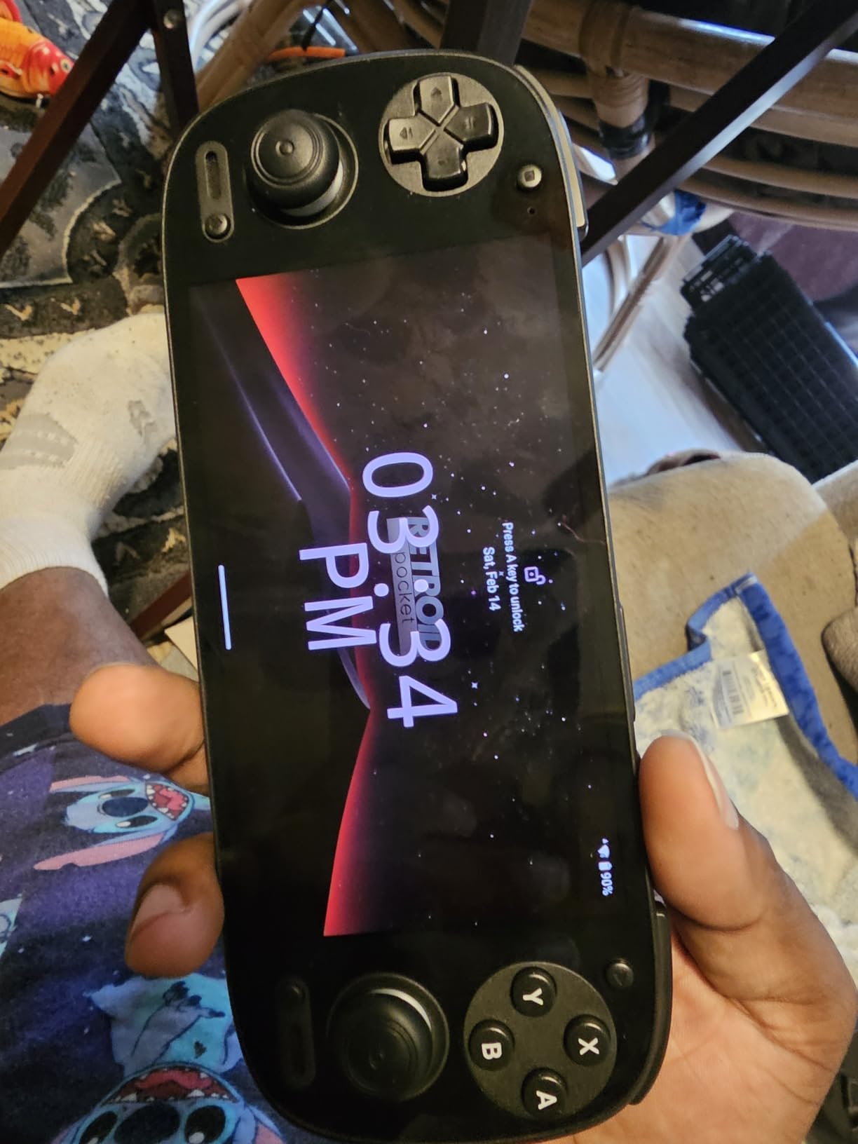 Retroid Pocket 5 Retro Handheld Game Console, 8+128G, 5.5-inch touchscreen 1080p Portable Android Gaming Handheld with Adreno 650 GPU & WiFi 6/BT5.1, Snapdragon 865 Processor, Android 13 (Black) customer photo 1
