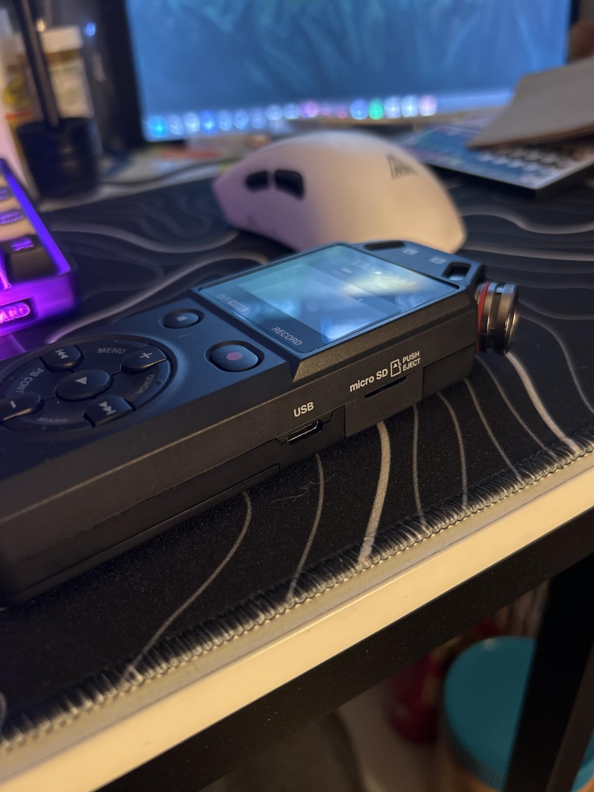 TASCAM DR-05XP 32-Bit Float Portable Handheld Field Recorder and USB-C Audio Interface — Digital Stereo Recording of Music, Sound, Voice, Audio for Video and Podcasting customer photo 2