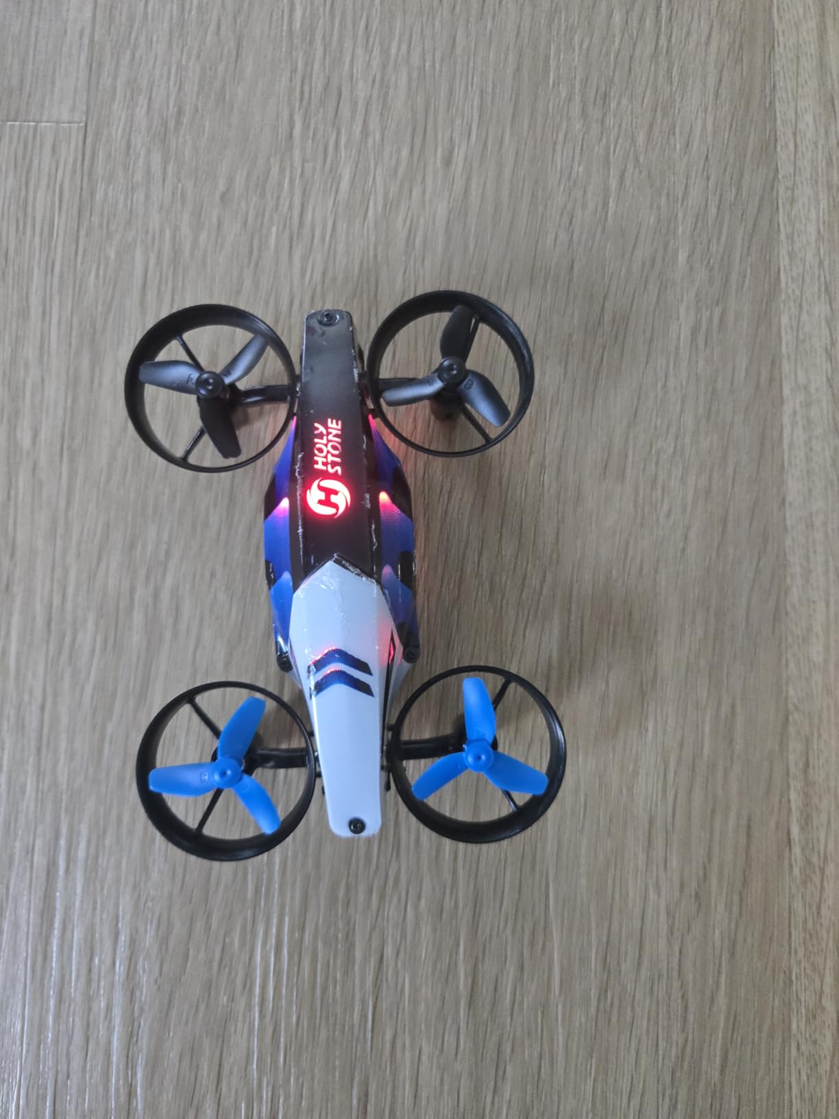 Holy Stone HS210T Drones for Kids, 2 IN1 MINI Indoor Drone with Land & Fly Mode, Four Posture Deformations RC Quadcopter with 3D Flip, Auto Hovering, Birthday Toy Gift for Boys and Girls customer photo 1