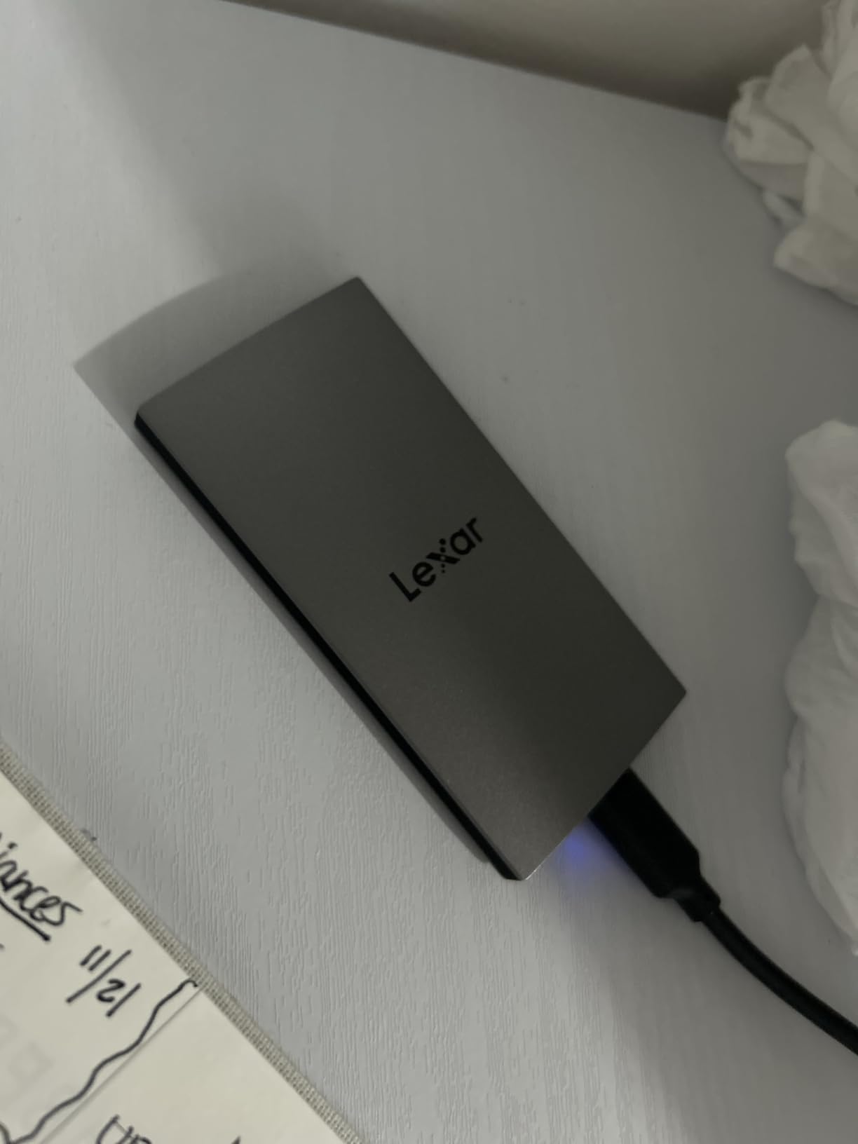 Lexar ES3 1TB Portable SSD Silver, USB 3.2 Gen 2 up to 1050MB/s customer photo 1