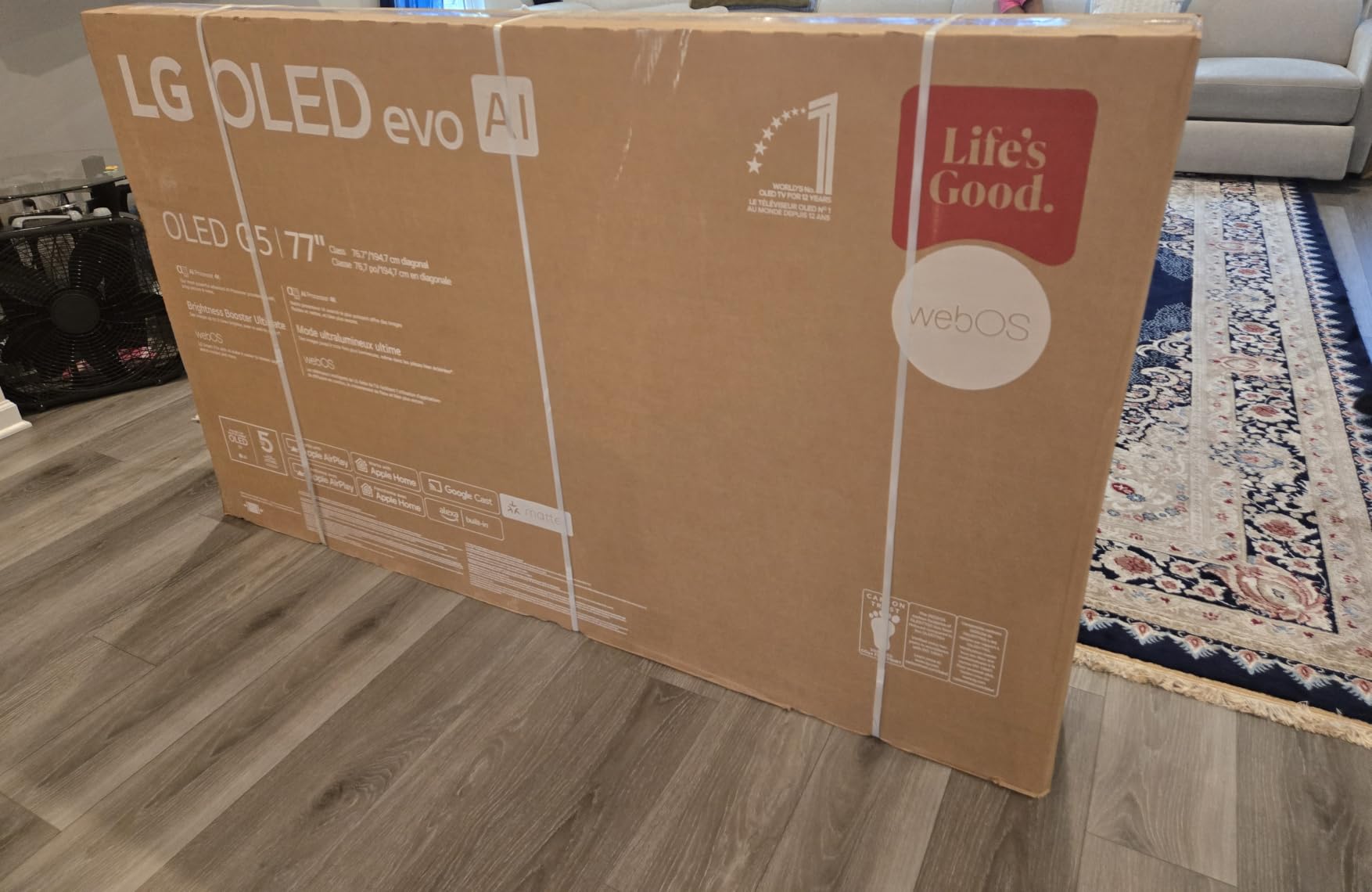 LG 77-Inch OLED evo AI 4K G5 Series Smart TV (OLED77G5WUA, 2025) customer photo 1