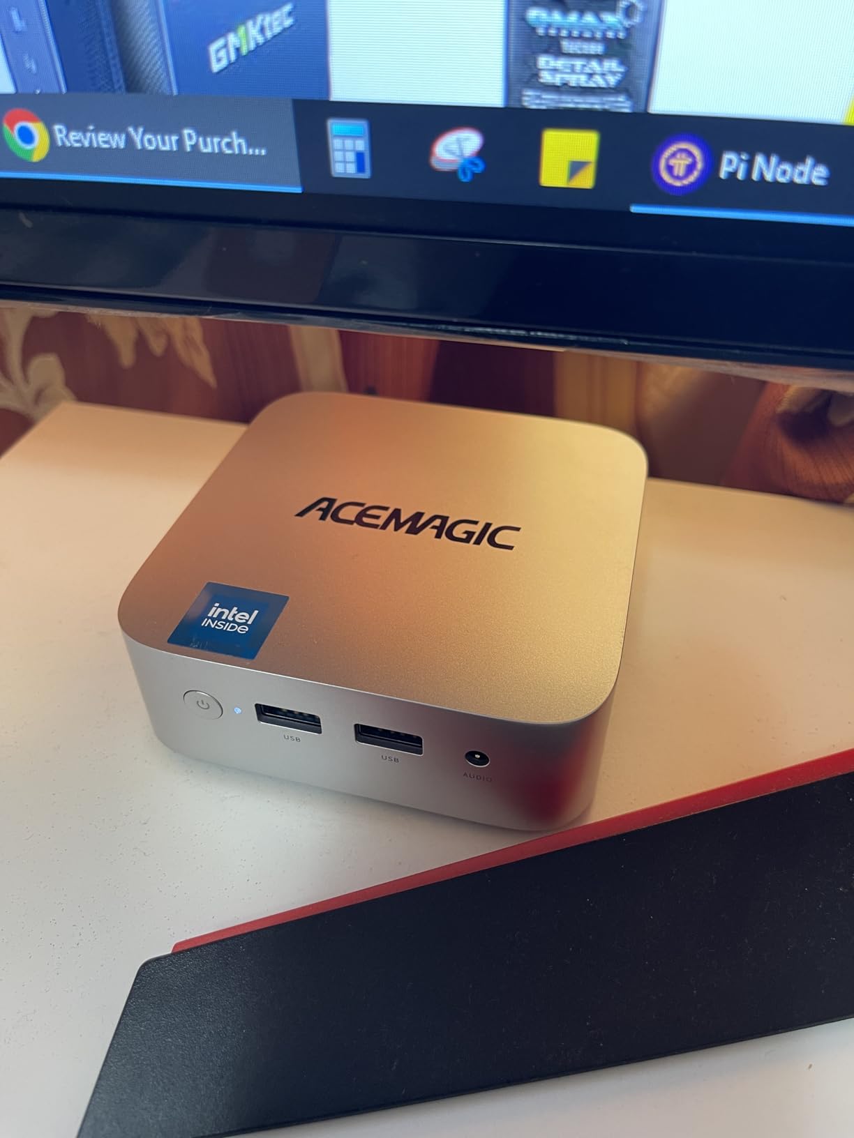 ACEMAGIC K1 Mini PC AMD Ryzen R2544 (4C/8T Up to 3.7GHz) 8GB DDR4 256GB SSD customer photo 1