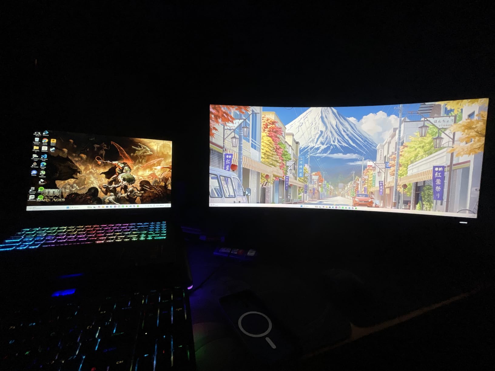 Alienware 34 Curved Gaming Monitor – AW3425DWM - 34-inch WQHD 180Hz 1ms Display, 1500R, AMD FreeSync Premium, VESA AdaptiveSync. customer photo 2
