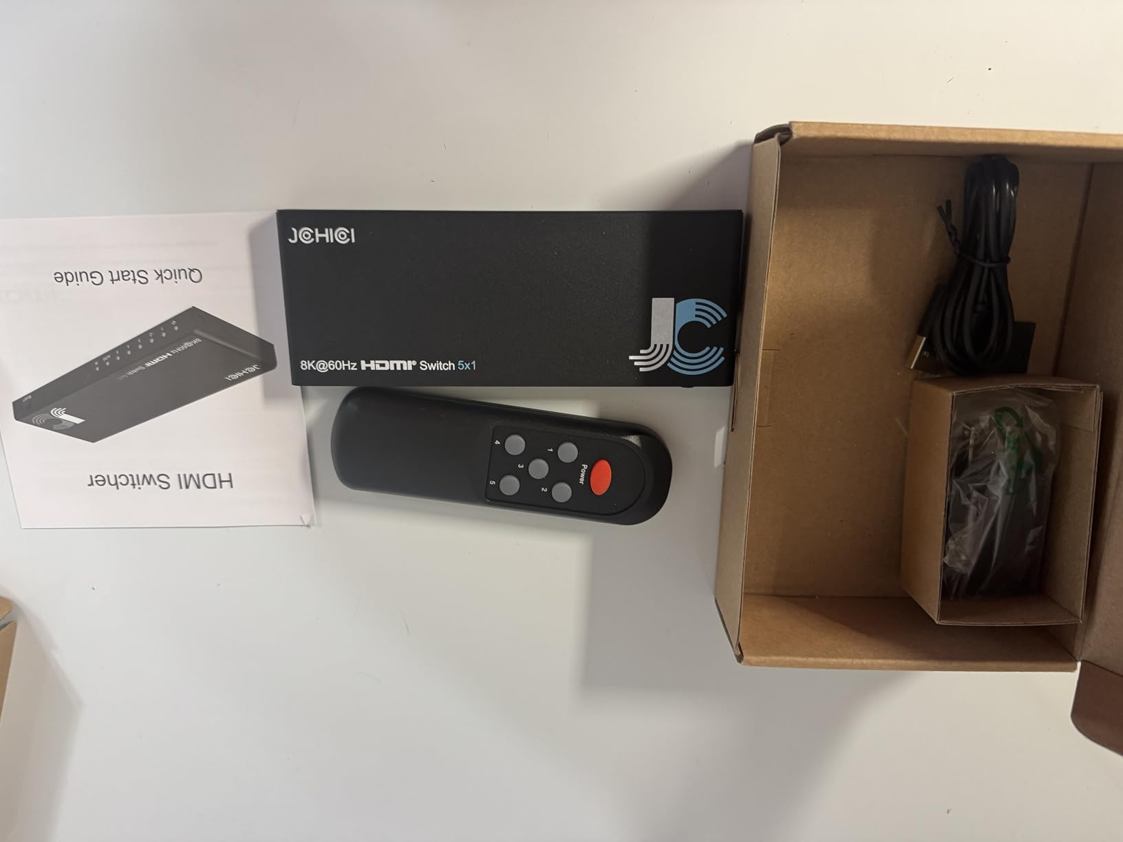 HDMI 2.1 Switch 5 in 1 Out 8K 60Hz 4K 120Hz – with Remote customer photo 2